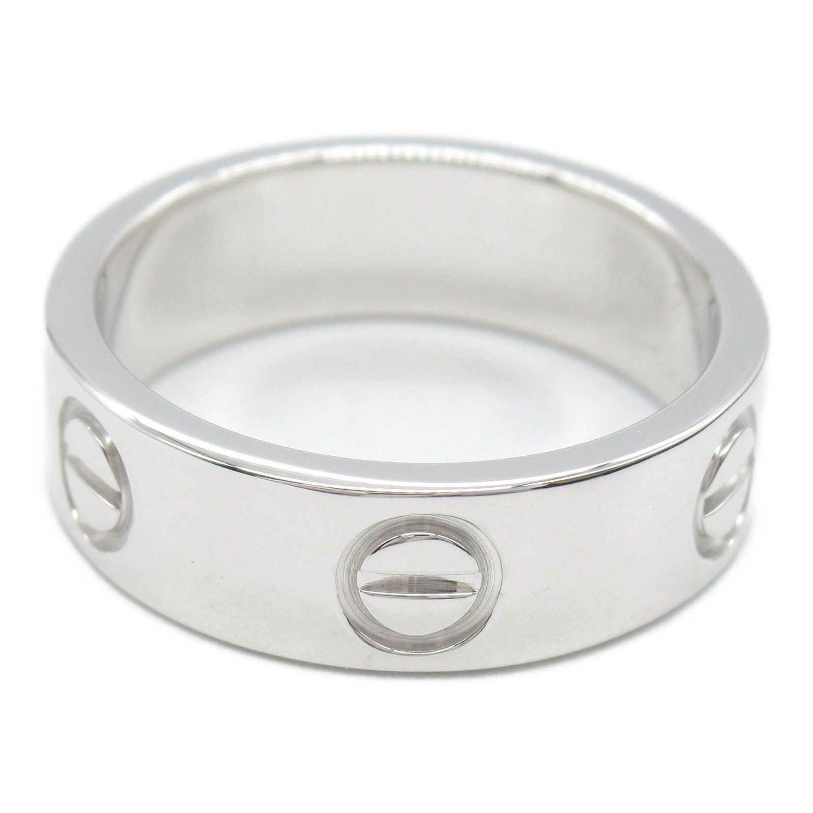 Cartier Cartier Love Ring K18Wg (White Gold) Silver Size ONE SIZE - 3 Thumbnail