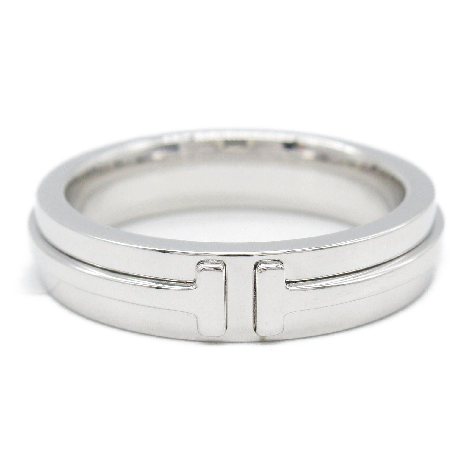 Tiffany & Co. Tiffany Co T-Too Narrow Ring K18Wg (White Gold) Silver Size ONE SIZE - 2 Thumbnail