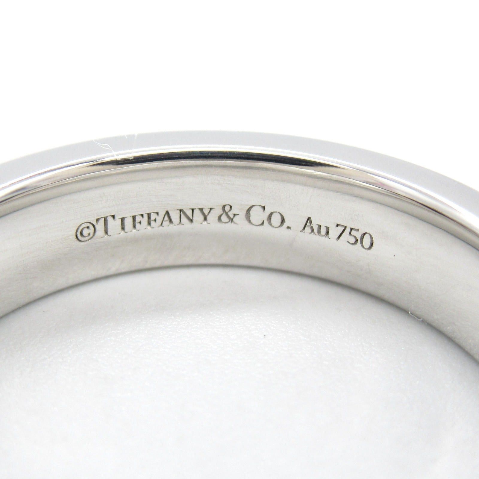 Tiffany & Co. Tiffany Co T-Too Narrow Ring K18Wg (White Gold) Silver Size ONE SIZE - 4 Thumbnail