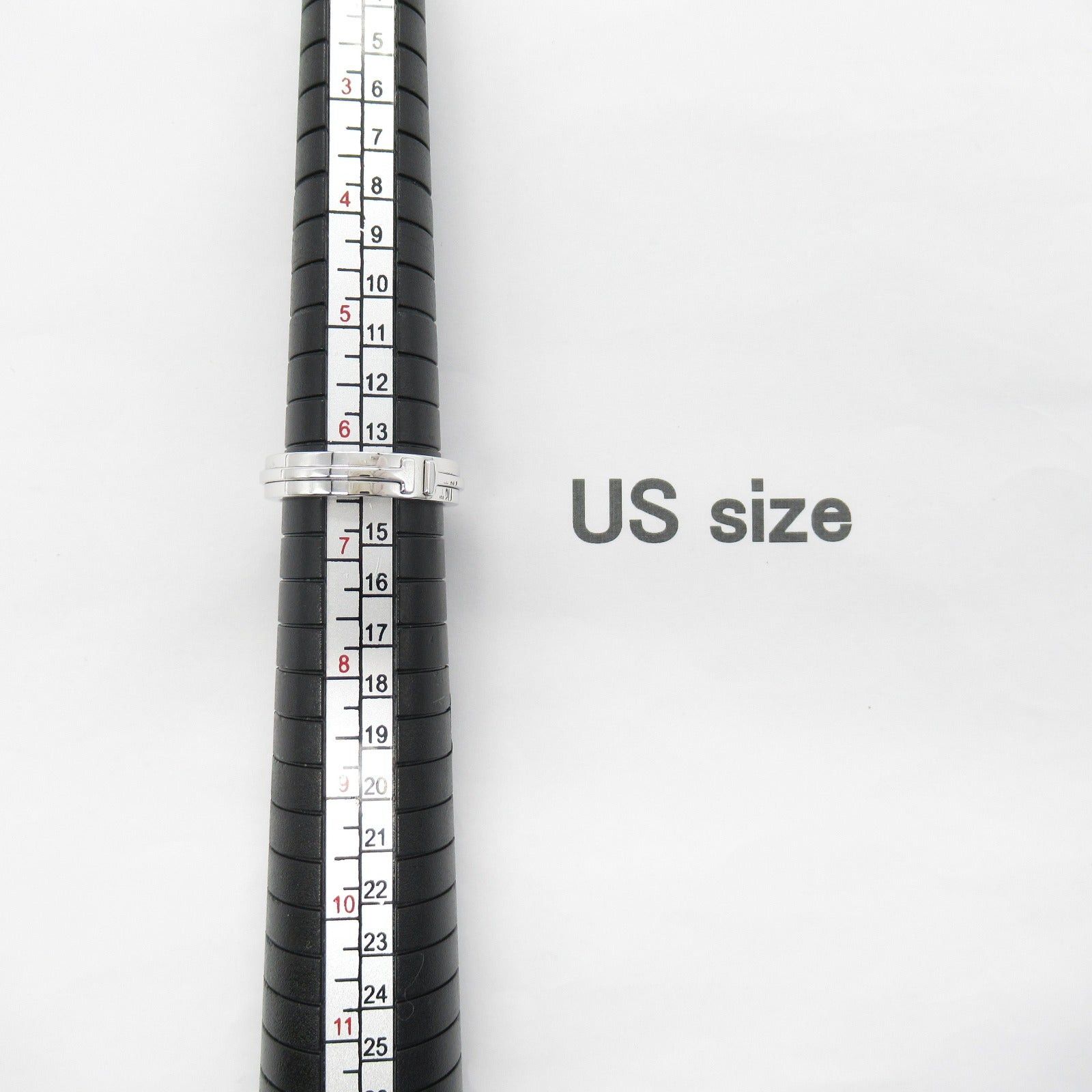 Tiffany & Co. Tiffany Co T-Too Narrow Ring K18Wg (White Gold) Silver Size ONE SIZE - 6 Thumbnail