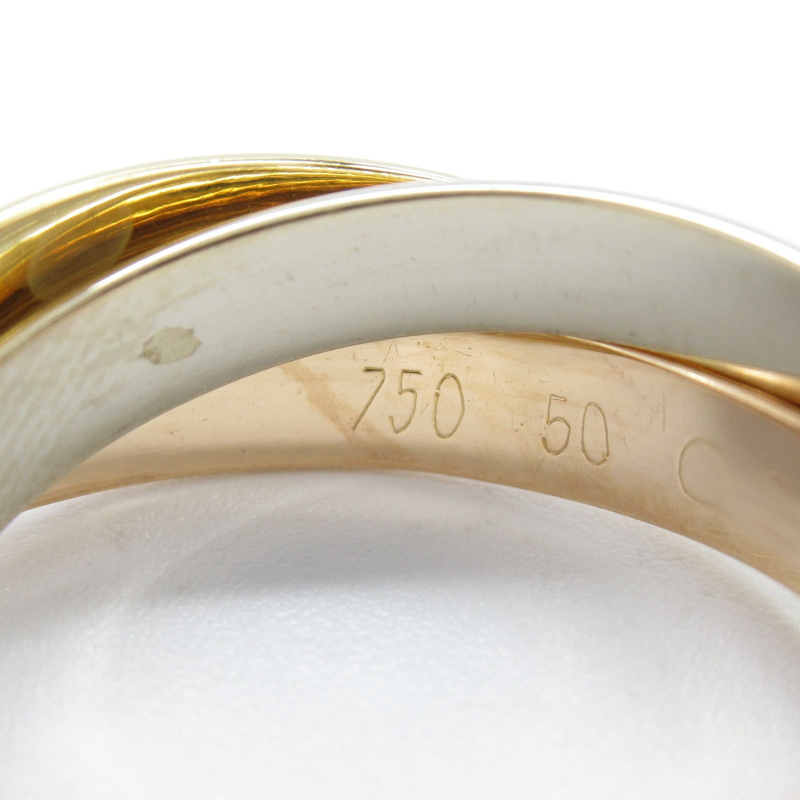 Cartier Cartier Trinity Ring K18 (Yellow Gold) K18Wg (White (Pink Gold Size ONE SIZE - 3 Thumbnail
