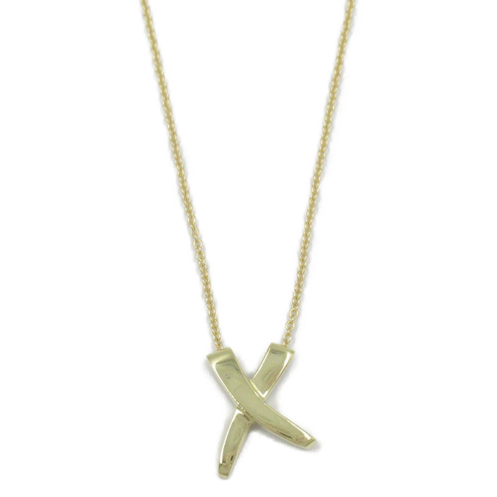 Tiffany & Co. Tiffany Co Paloma Picasso Graffiti X Necklace K18 (Yellow Gold) Gold Size ONE SIZE - 2 Thumbnail