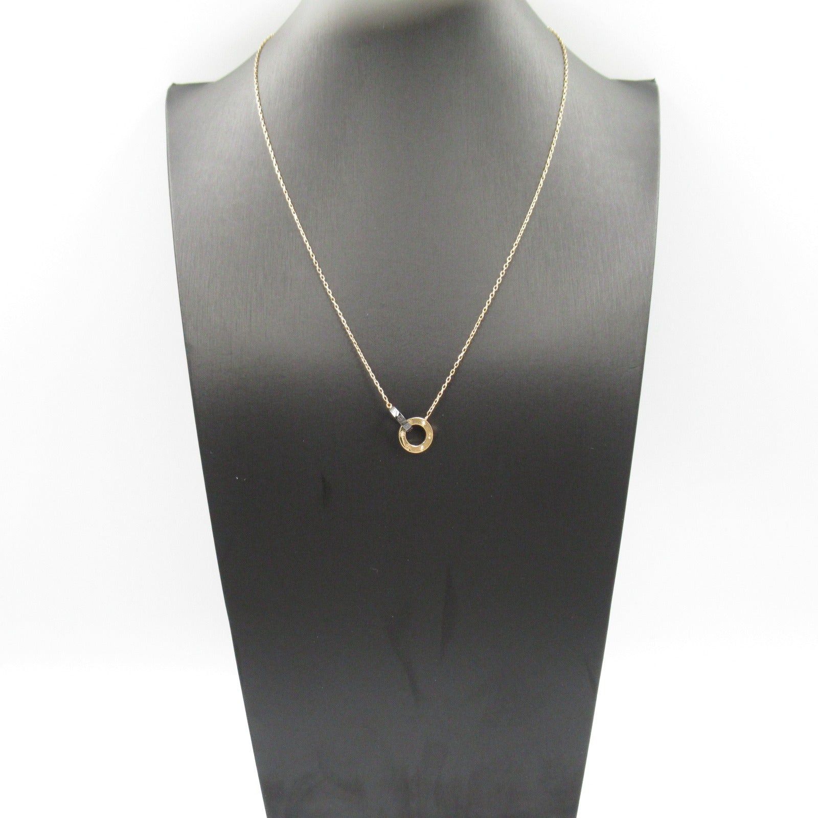 Cartier Cartier Love Necklace Diamond Ceramic K18Pg (Pink Gold) Clear Size ONE SIZE - 7 Thumbnail