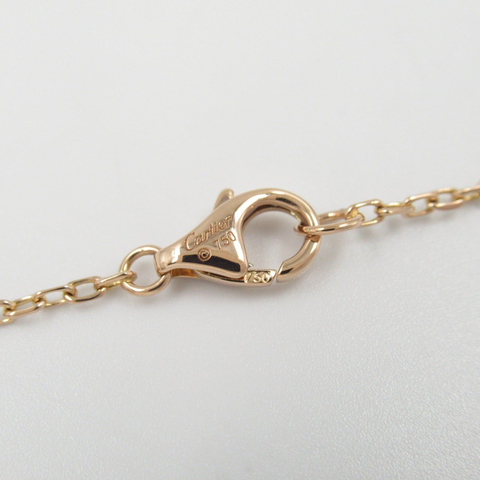 Cartier Cartier Love Necklace Diamond Ceramic K18Pg (Pink Gold) Clear Size ONE SIZE - 4 Thumbnail