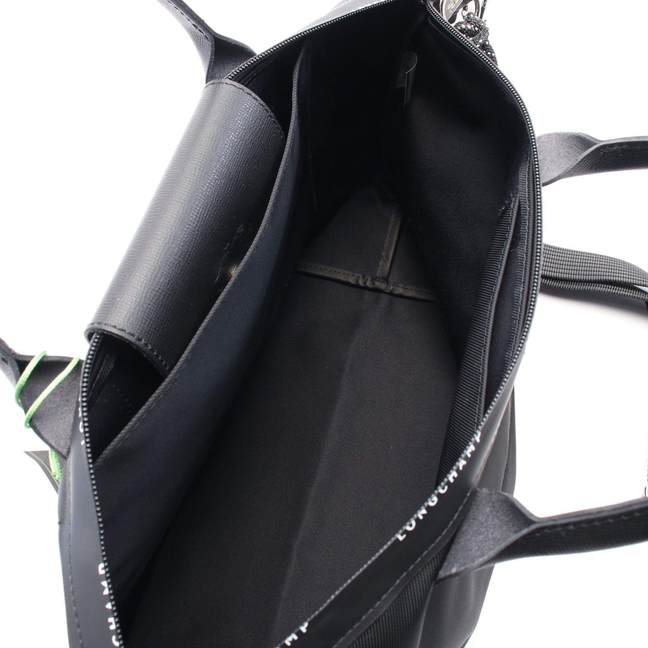 Longchamp Longchamp Le Preage Energy L Top Handle Handbag Tote Bag Canvas Leather Black Size ONE SIZE - 3 Thumbnail