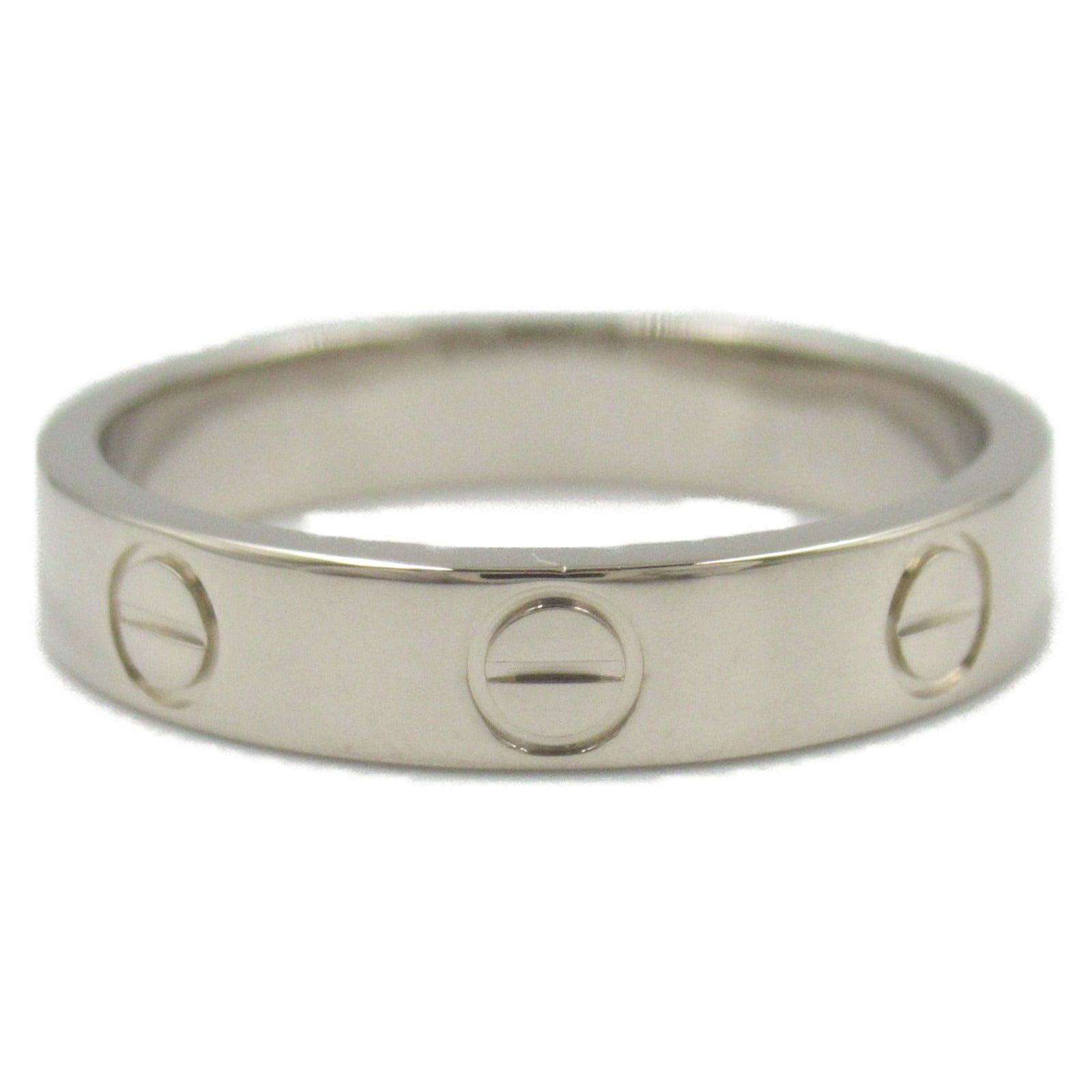Cartier Cartier Mini Love Ring K18Wg (White Gold) Silver Size ONE SIZE - 2 Thumbnail