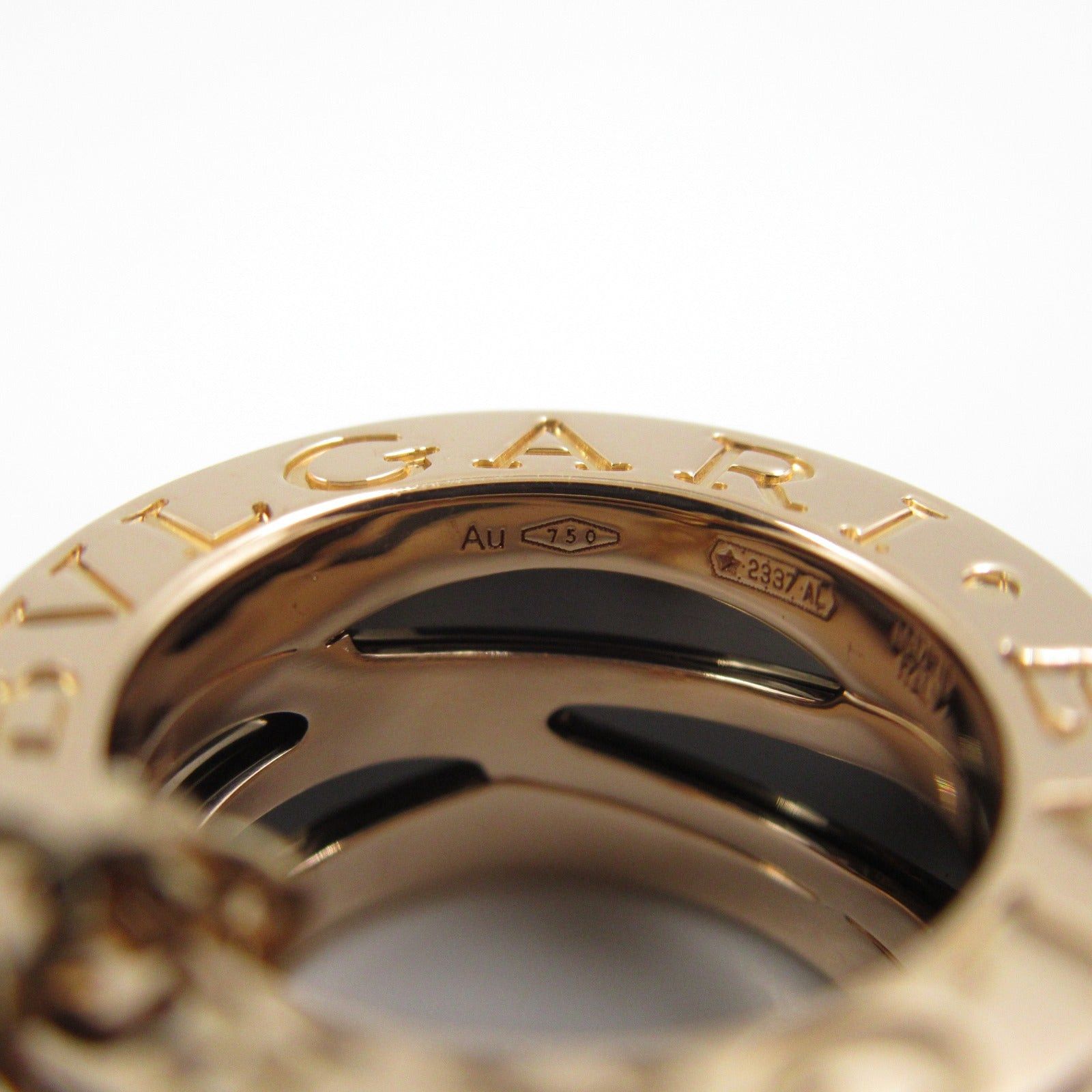 Bvlgari Bvlgari B Zero One Design Legend Necklace Ceramic K18Pg (Pink Gold) Black Gold Size ONE SIZE - 4 Thumbnail