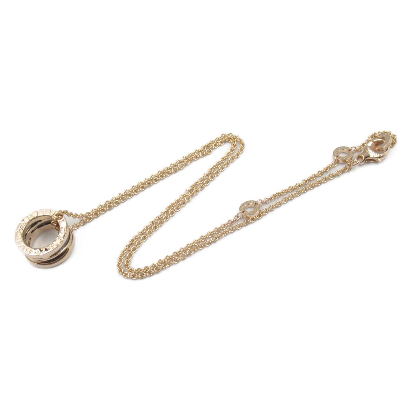 Bvlgari Bvlgari B Zero One Design Legend Necklace Ceramic K18Pg (Pink Gold) Black Gold Size ONE SIZE - 3 Thumbnail
