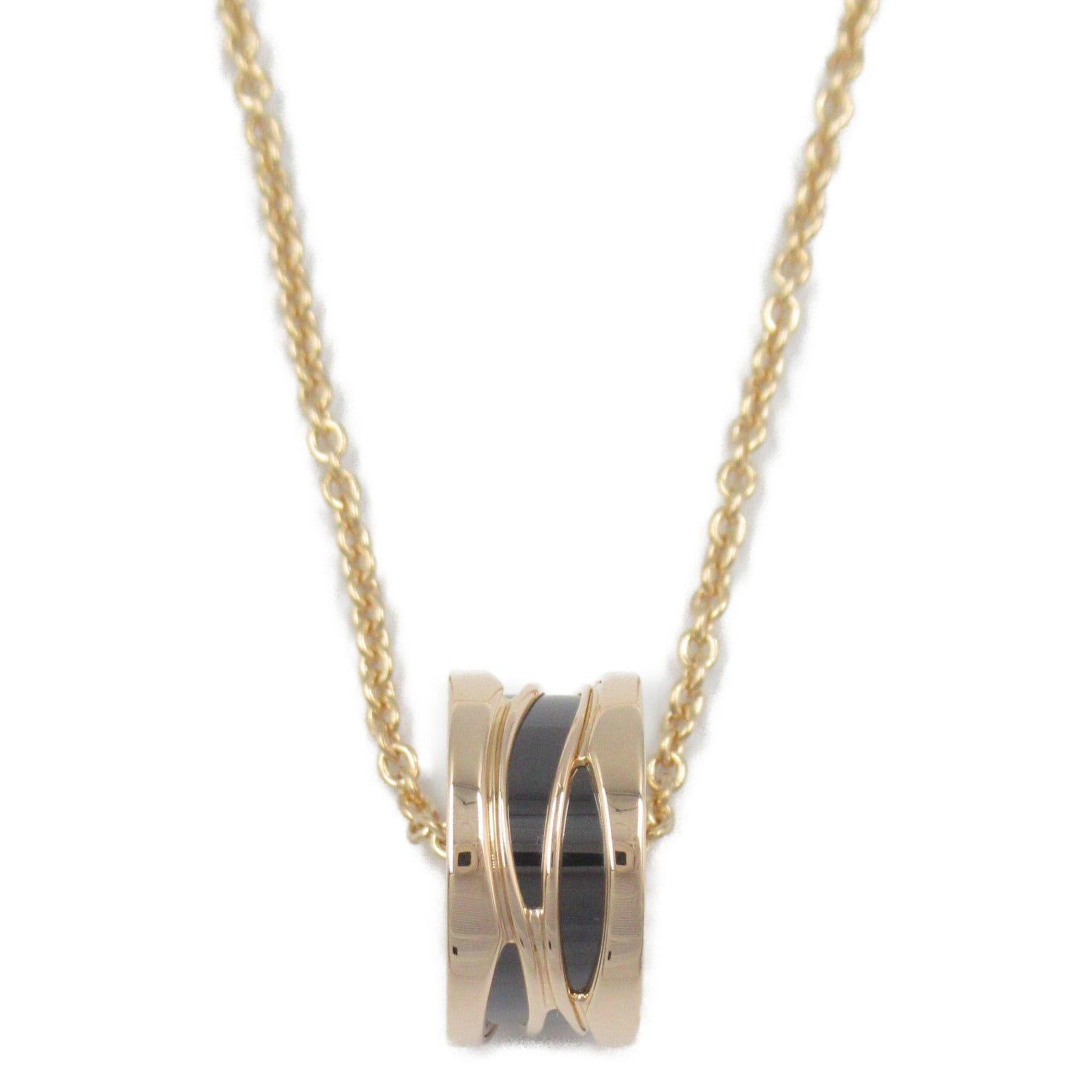 Bvlgari Bvlgari B Zero One Design Legend Necklace Ceramic K18Pg (Pink Gold) Black Gold Size ONE SIZE - 2 Thumbnail