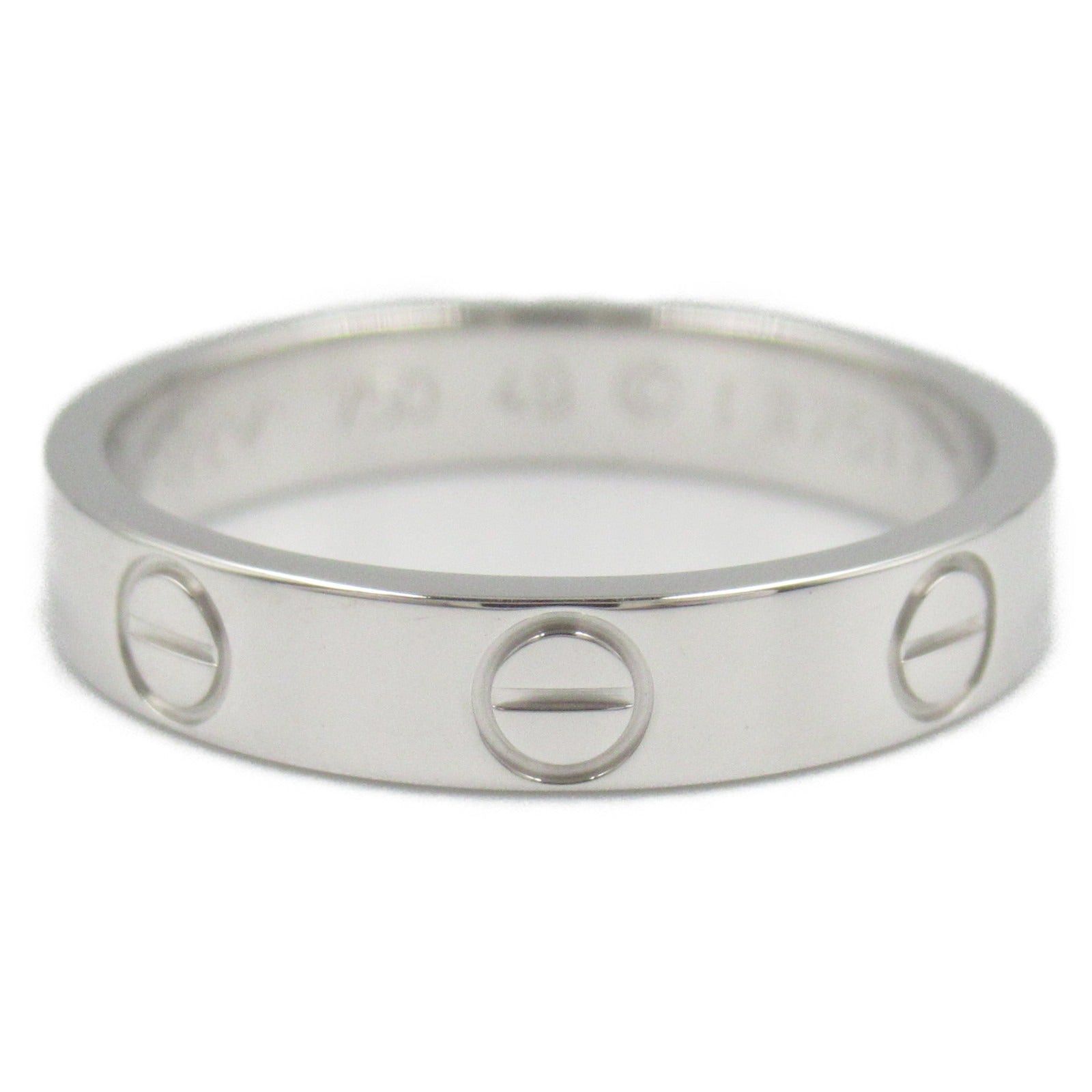 Cartier Cartier Mini Love Ring K18Wg (White Gold) Silver Size ONE SIZE - 2 Thumbnail