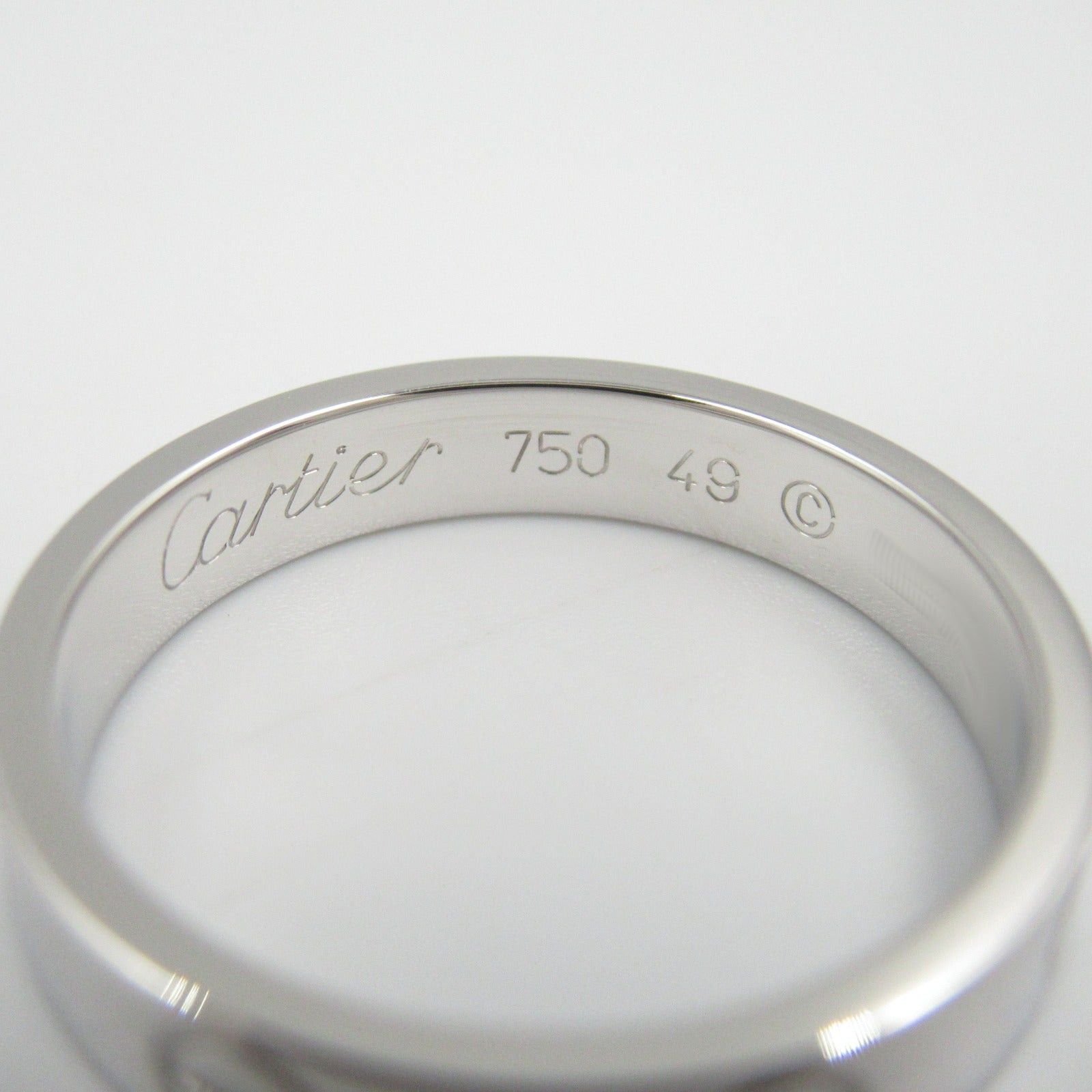 Cartier Cartier Mini Love Ring K18Wg (White Gold) Silver Size ONE SIZE - 4 Thumbnail