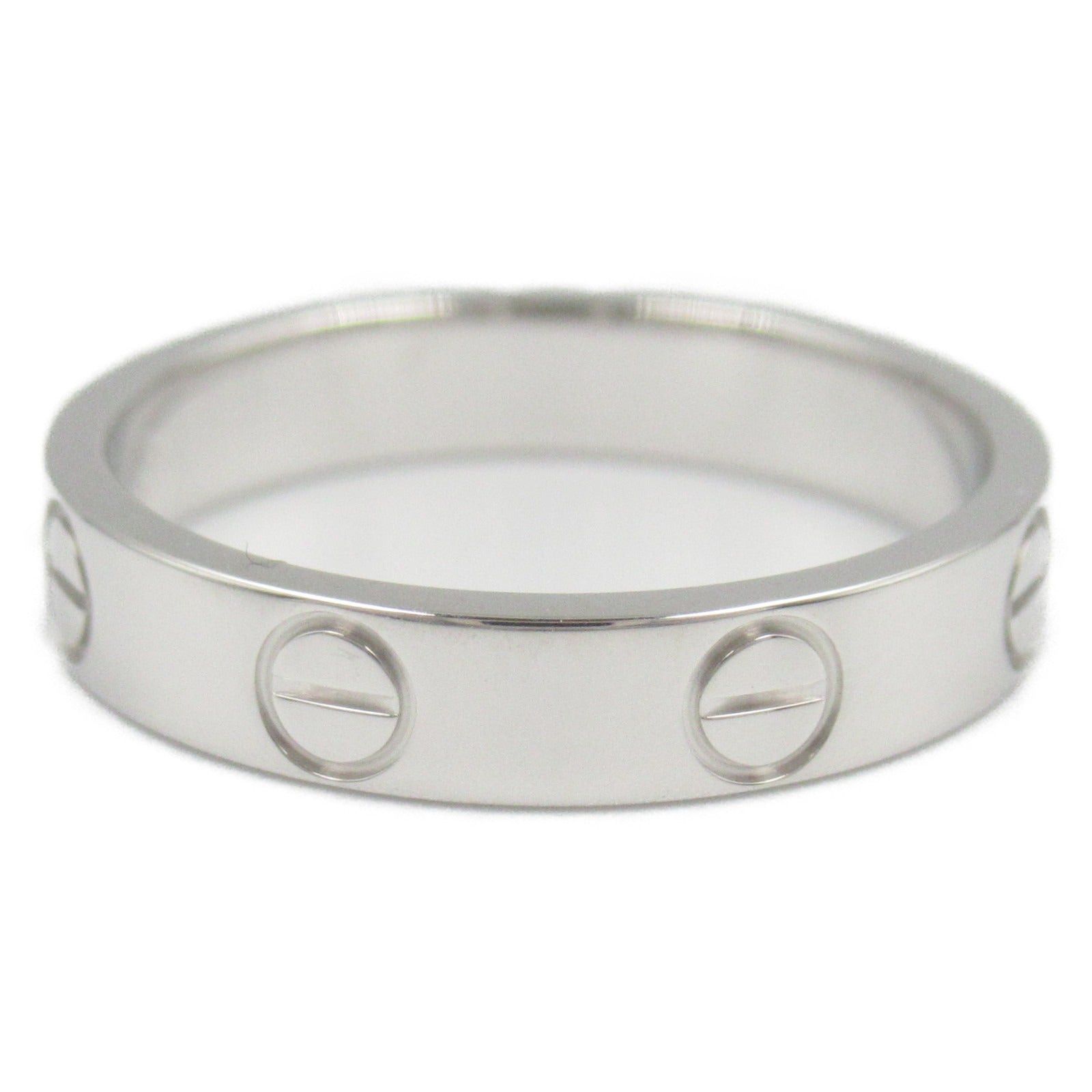 Cartier Cartier Mini Love Ring K18Wg (White Gold) Silver Size ONE SIZE - 3 Thumbnail