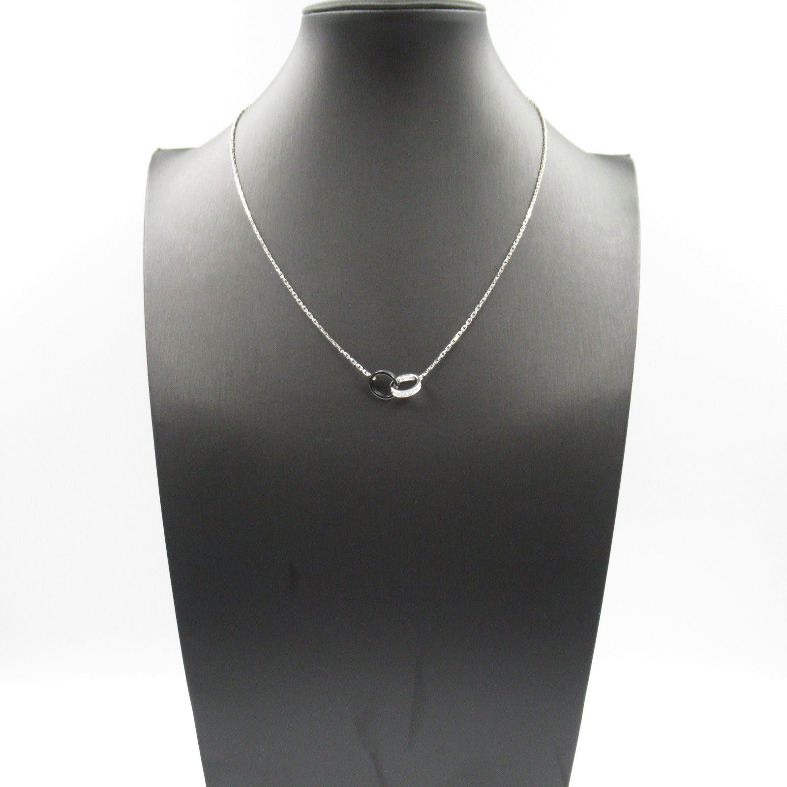 Cartier Cartier Baby Love Necklace Diamond Ceramic K18Wg (White Gold) Clear Size ONE SIZE - 8 Thumbnail