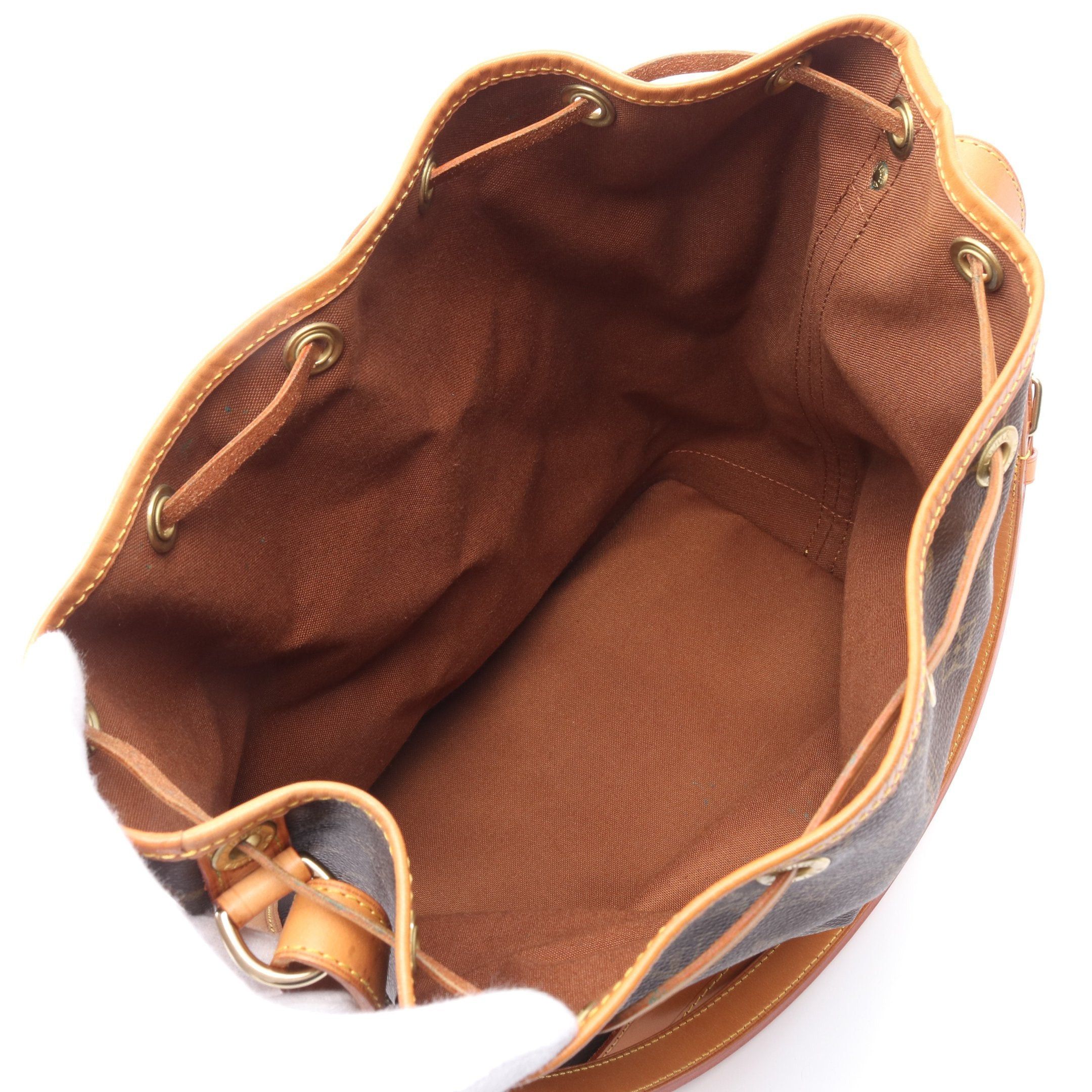 Louis Vuitton Louis Vuitton Noe Monogram Shoulder Bag Leather Brown Size ONE SIZE - 3 Thumbnail