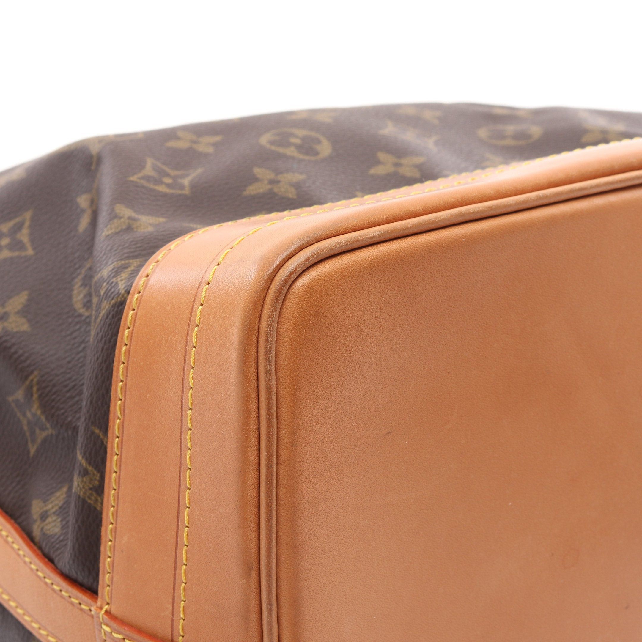 Louis Vuitton Louis Vuitton Noe Monogram Shoulder Bag Leather Brown Size ONE SIZE - 6 Thumbnail