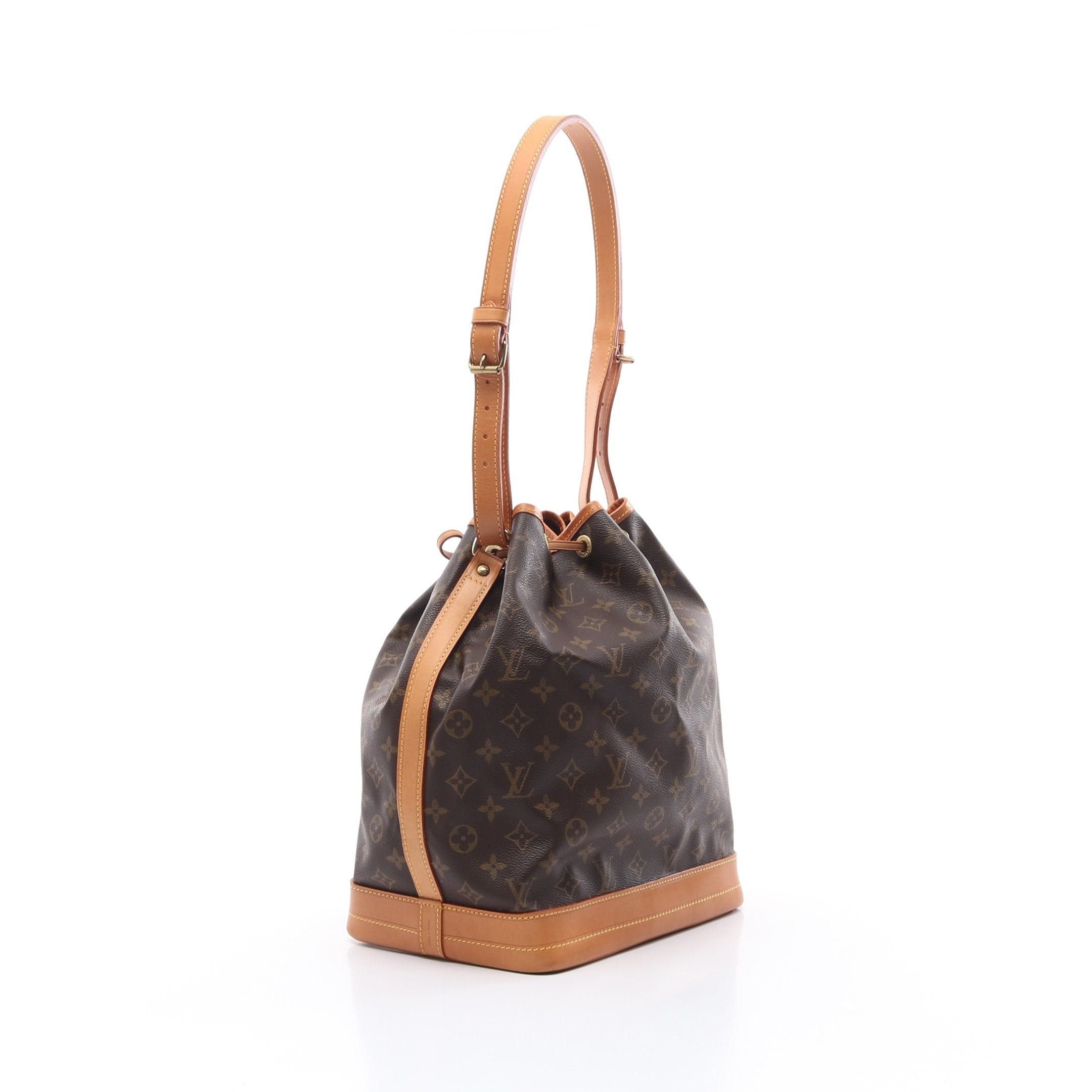 Louis Vuitton Louis Vuitton Noe Monogram Shoulder Bag Leather Brown Size ONE SIZE - 2 Thumbnail