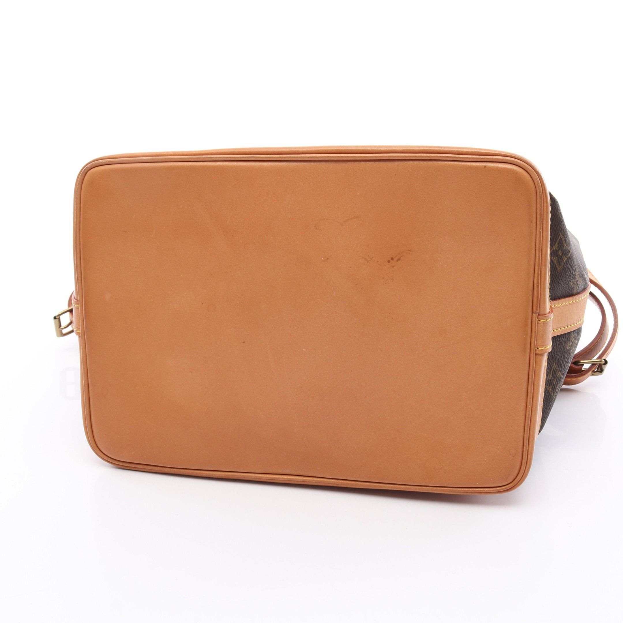 Louis Vuitton Louis Vuitton Noe Monogram Shoulder Bag Leather Brown Size ONE SIZE - 8 Thumbnail