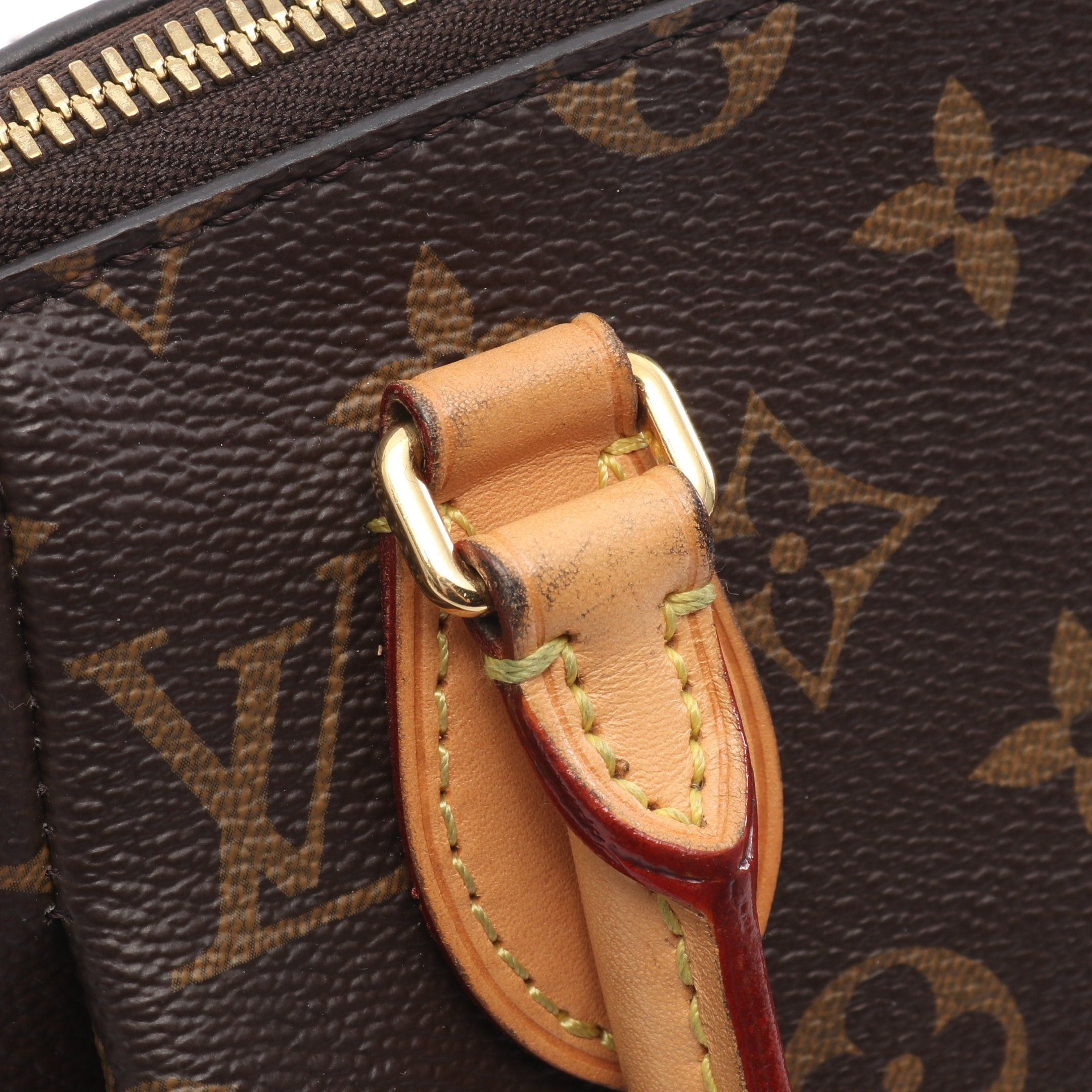 Louis Vuitton Louis Vuitton Turen Pm Monogram Handbag Leather Brown Size ONE SIZE - 11 Thumbnail