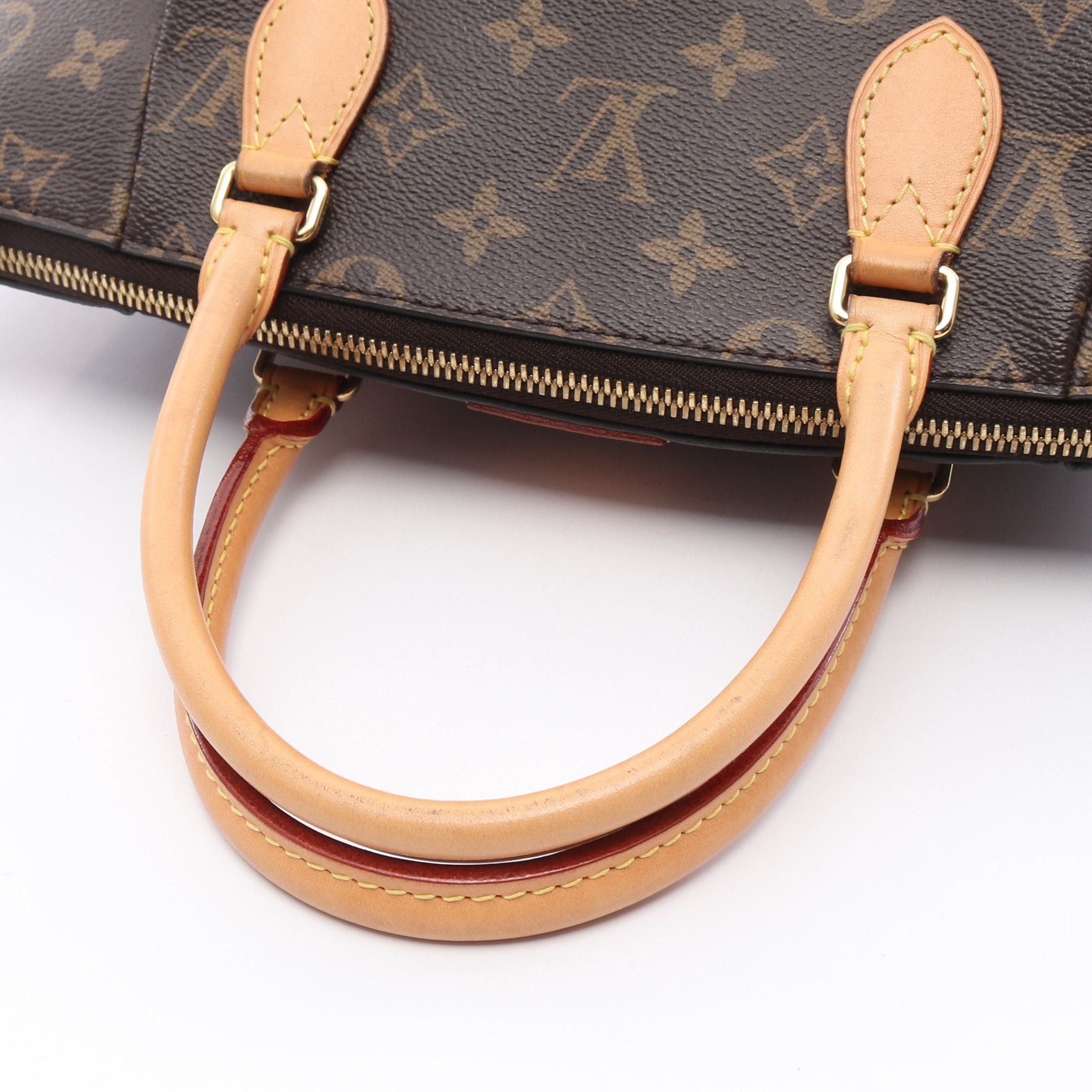 Louis Vuitton Louis Vuitton Turen Pm Monogram Handbag Leather Brown Size ONE SIZE - 9 Thumbnail