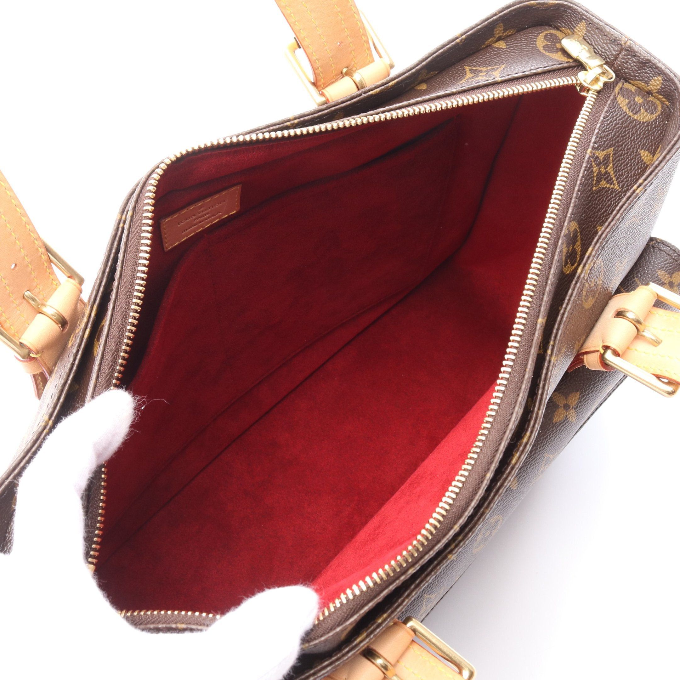 Louis Vuitton Louis Vuitton Multi-Priest Monogram Handbag Leather Brown Size ONE SIZE - 3 Thumbnail