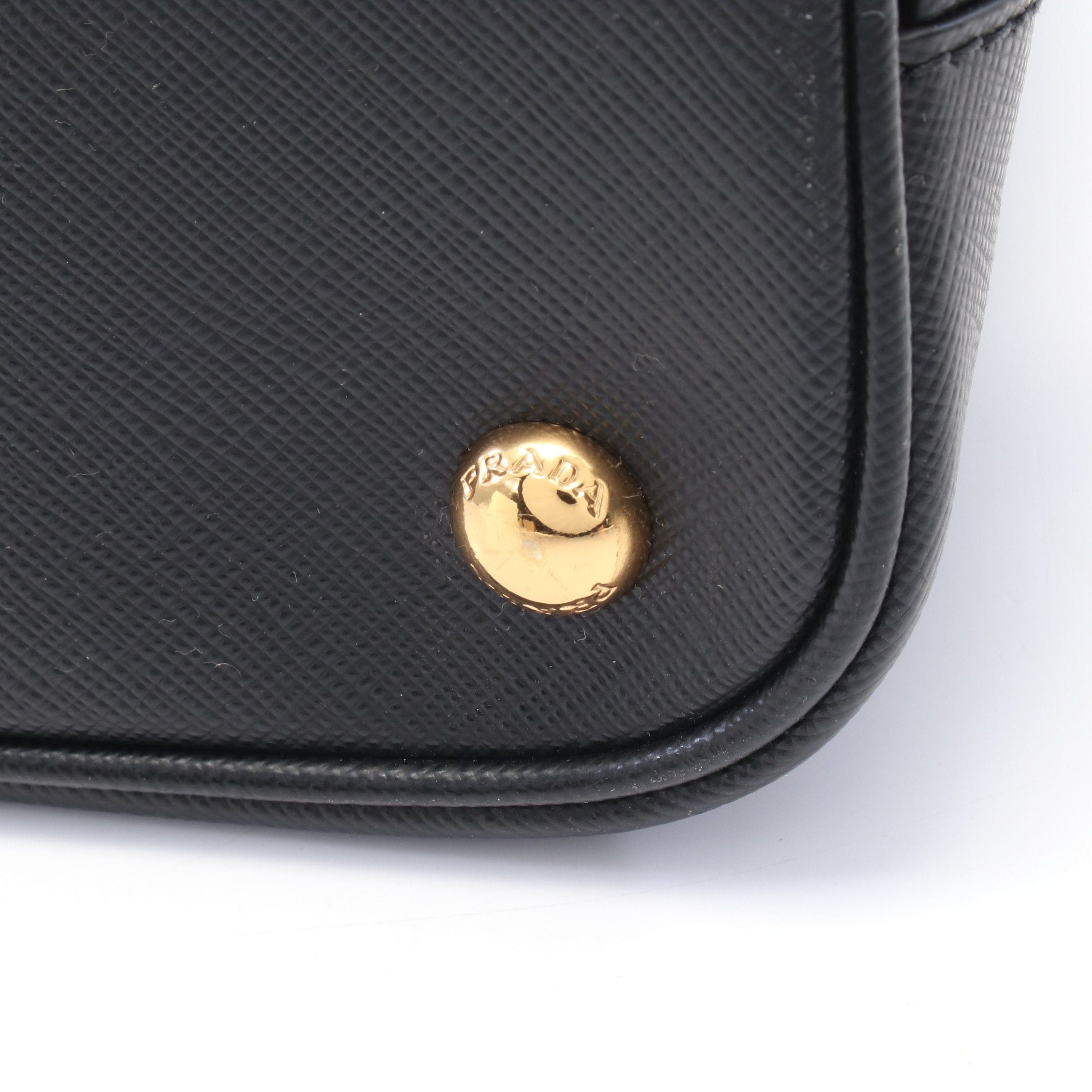 Prada Prada Handbag Leather Black Size ONE SIZE - 5 Thumbnail
