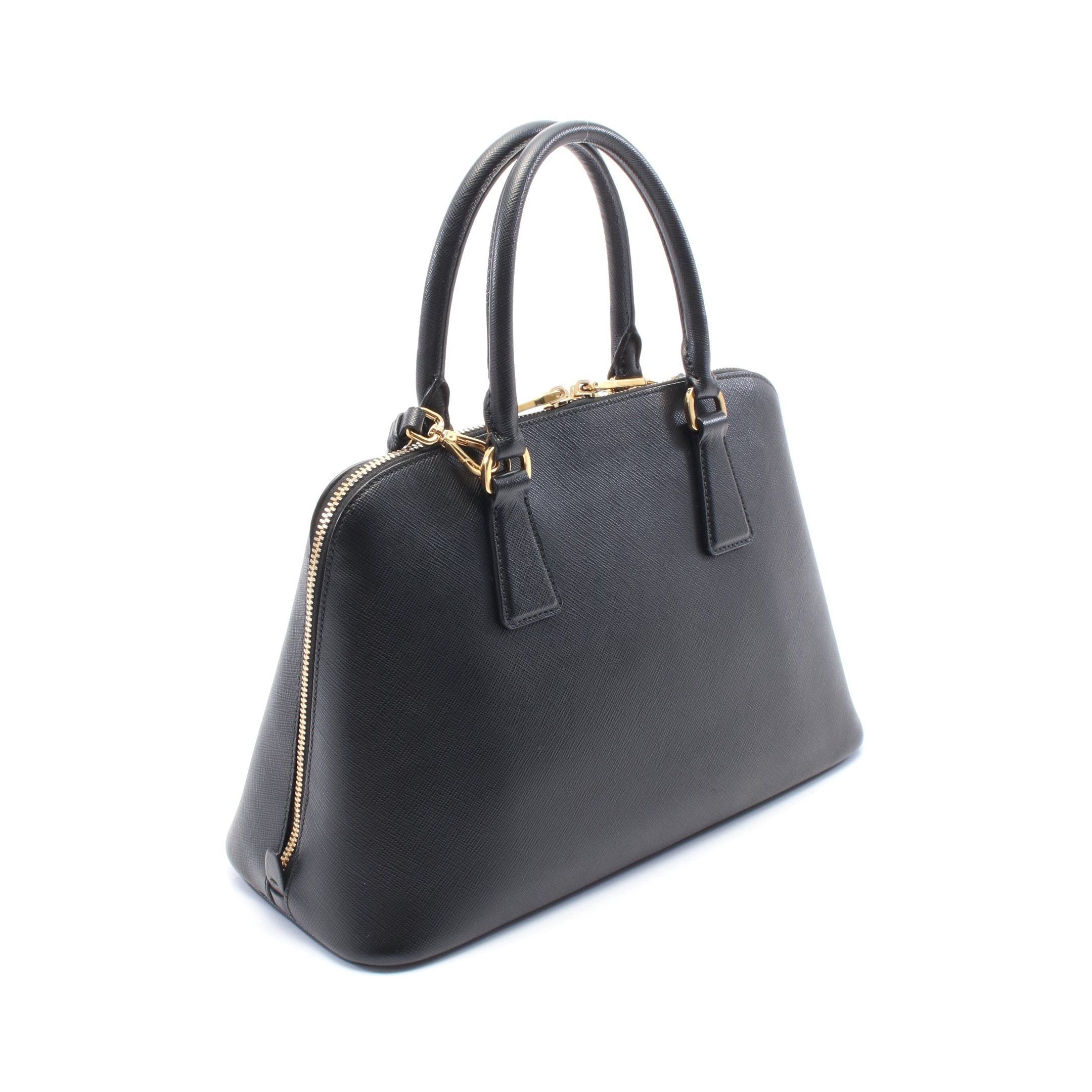 Prada Prada Handbag Leather Black Size ONE SIZE - 2 Thumbnail