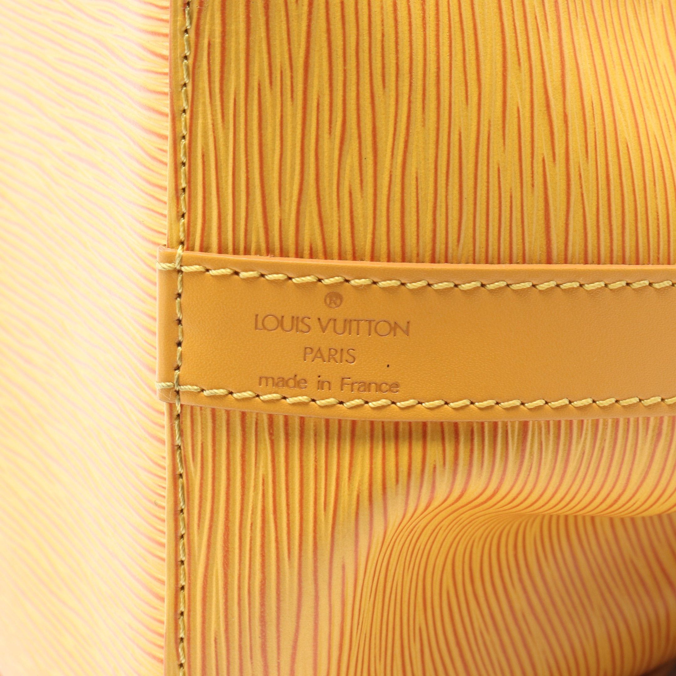 Louis Vuitton Louis Vuitton Peti Noe Epi Tassi Yellow Shoulder Bag Leather Size ONE SIZE - 4 Thumbnail