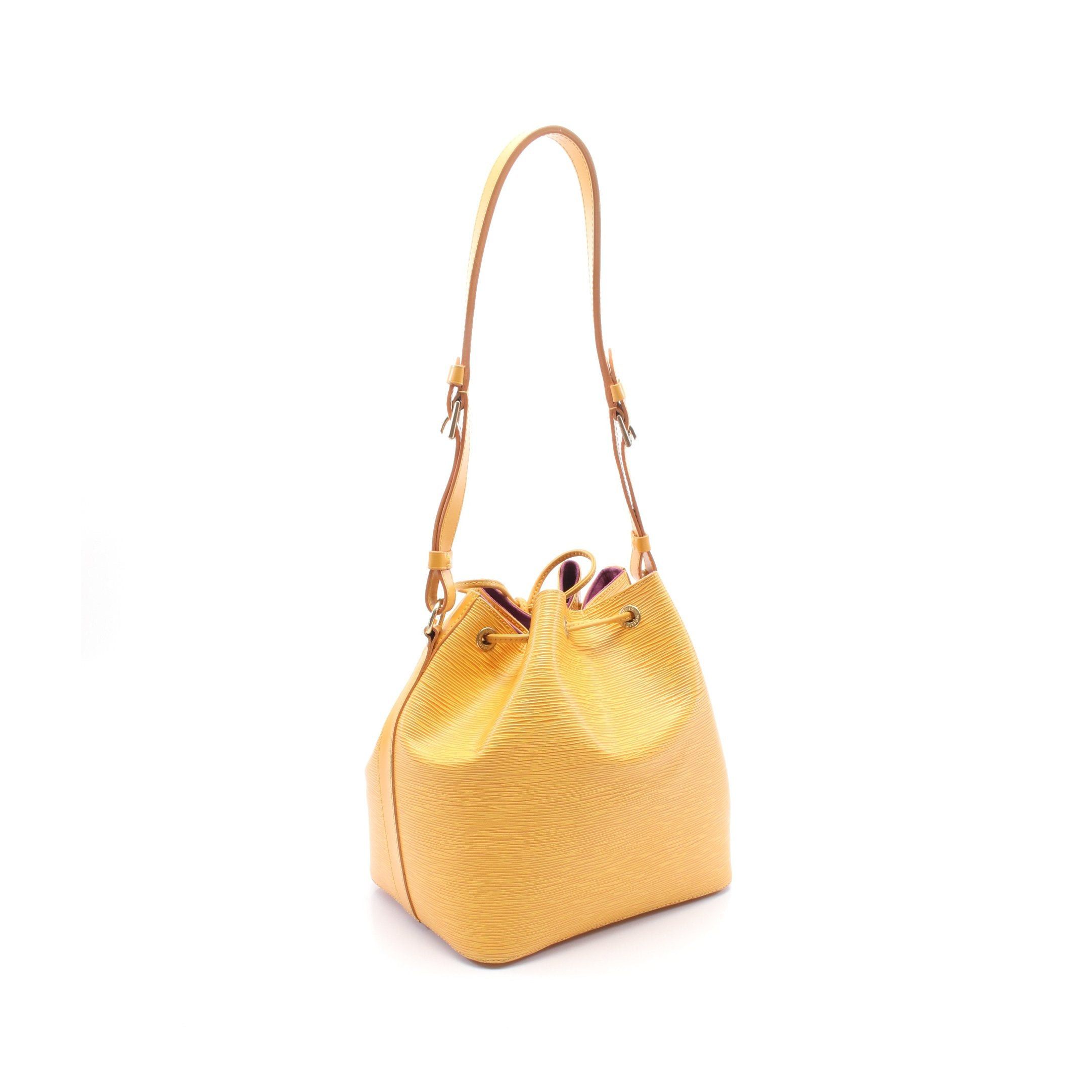 Louis Vuitton Louis Vuitton Peti Noe Epi Tassi Yellow Shoulder Bag Leather Size ONE SIZE - 2 Thumbnail