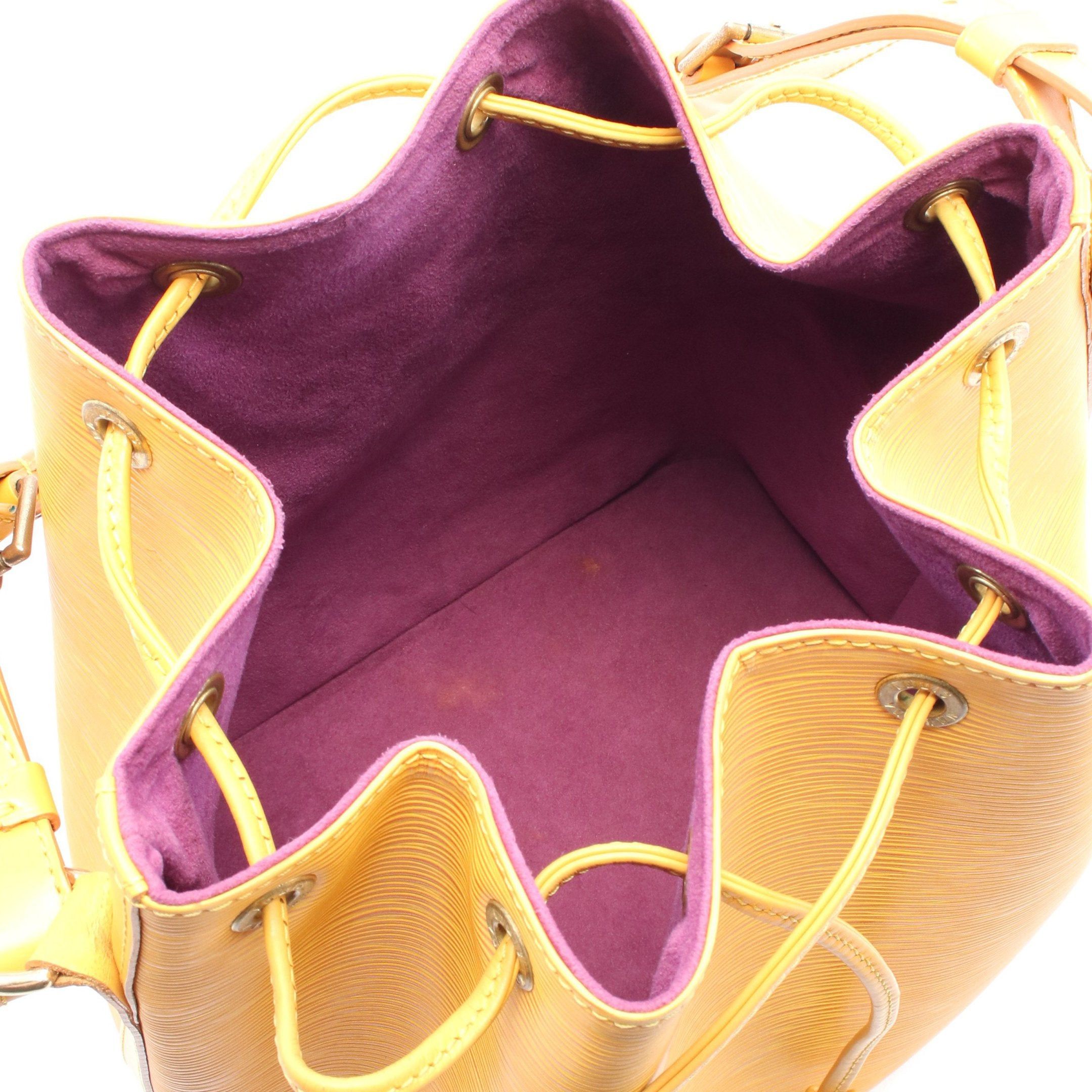 Louis Vuitton Louis Vuitton Peti Noe Epi Tassi Yellow Shoulder Bag Leather Size ONE SIZE - 3 Thumbnail