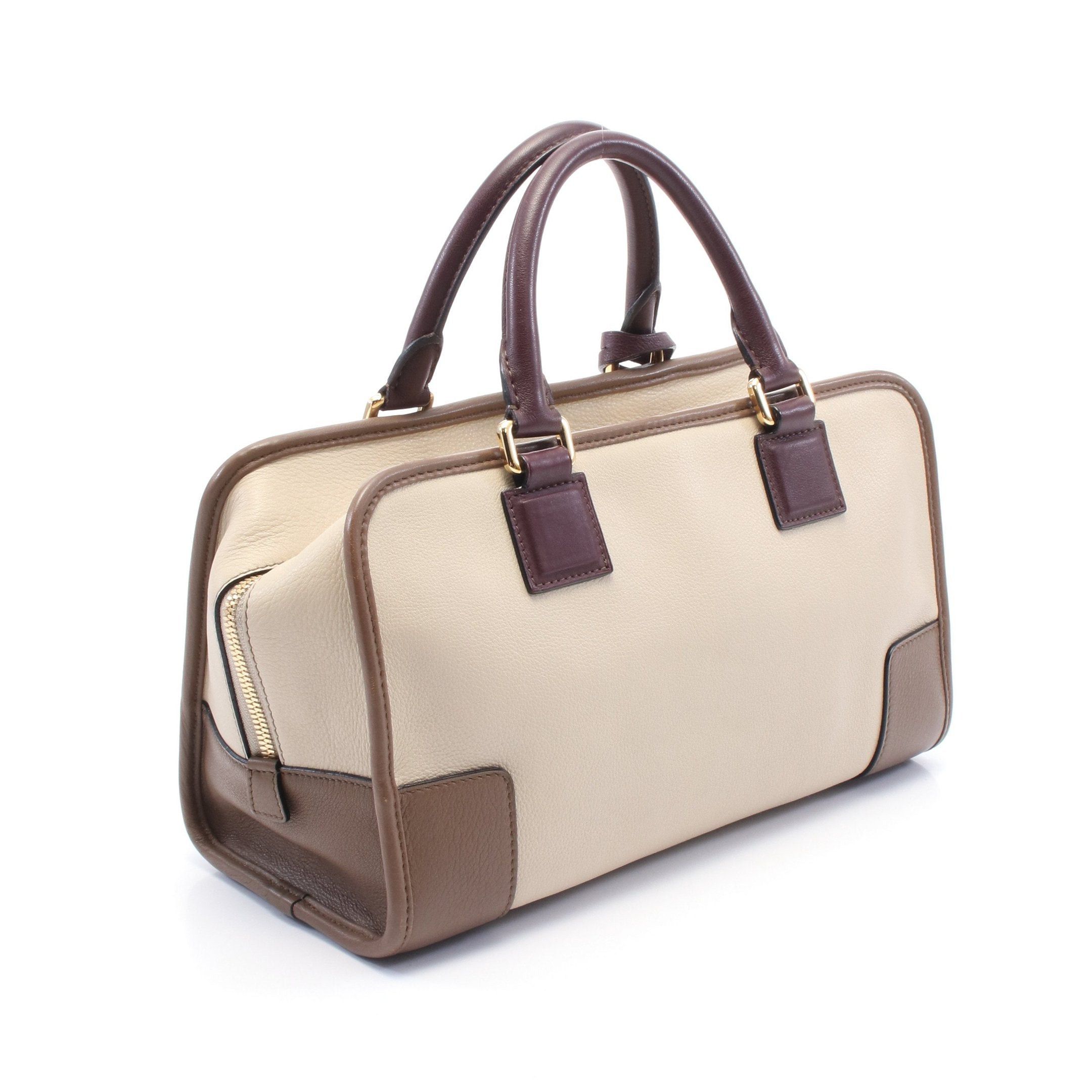 Loewe Loewe Handbag Tricolor Leather Beige Brown Bordeaux Size ONE SIZE - 2 Thumbnail