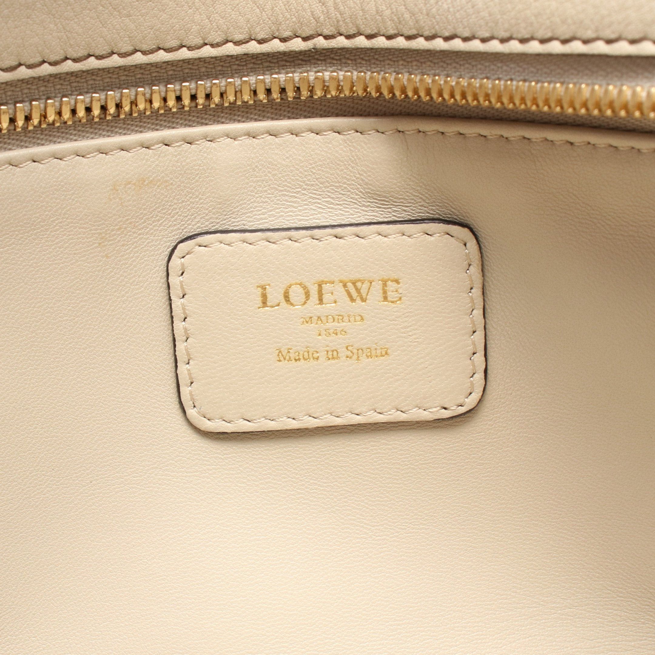 Loewe Loewe Handbag Tricolor Leather Beige Brown Bordeaux Size ONE SIZE - 4 Thumbnail