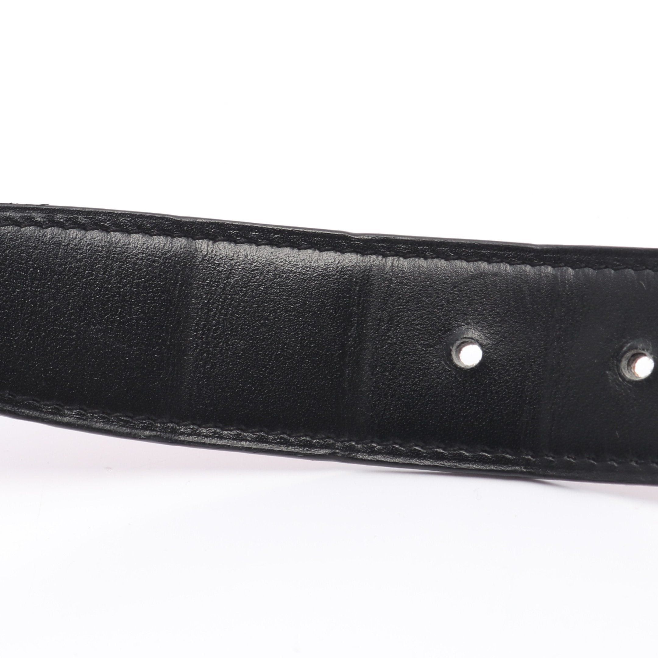 Hermes Hermes Constance H-Belt Noir Gold Belt Box Calf Togo Black Light Brown Silver Hardware Reversible U Stamp Size ONE SIZE - 9 Thumbnail