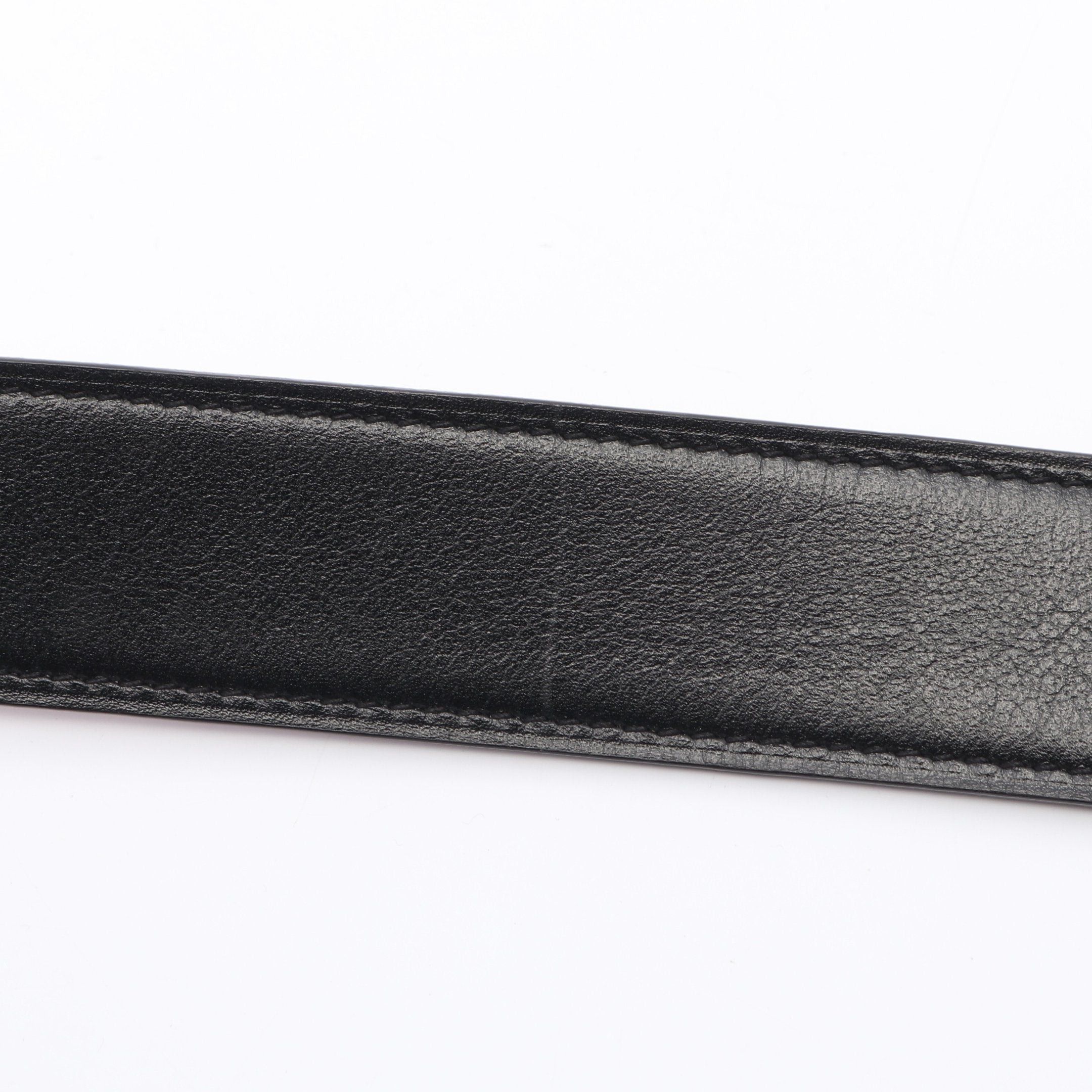 Hermes Hermes Constance H-Belt Noir Gold Belt Box Calf Togo Black Light Brown Silver Hardware Reversible U Stamp Size ONE SIZE - 7 Thumbnail