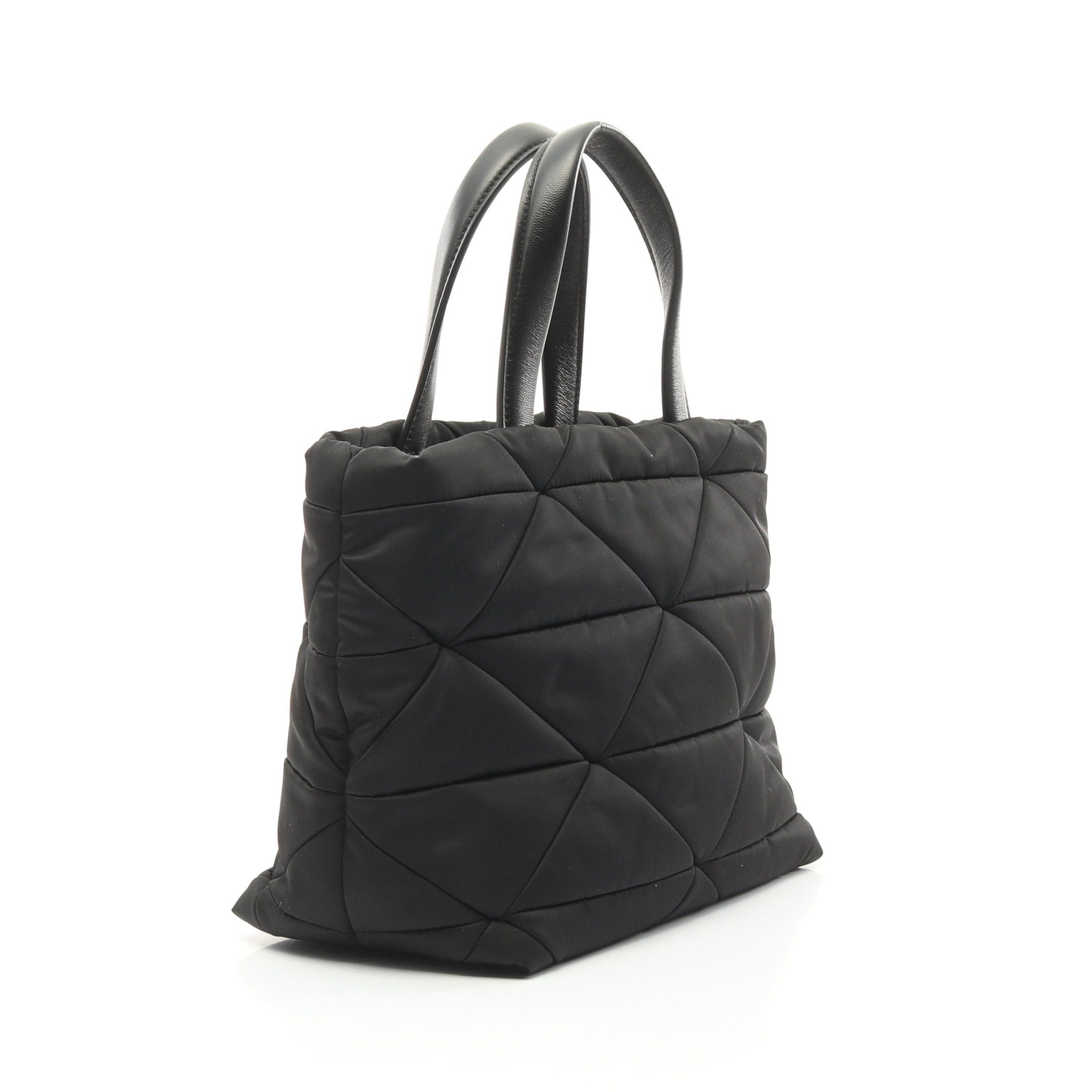 Prada Prada Tessuto Quiltin Re-Nylon Padet Handbag Tote Bag Nylon Black Size ONE SIZE - 2 Thumbnail