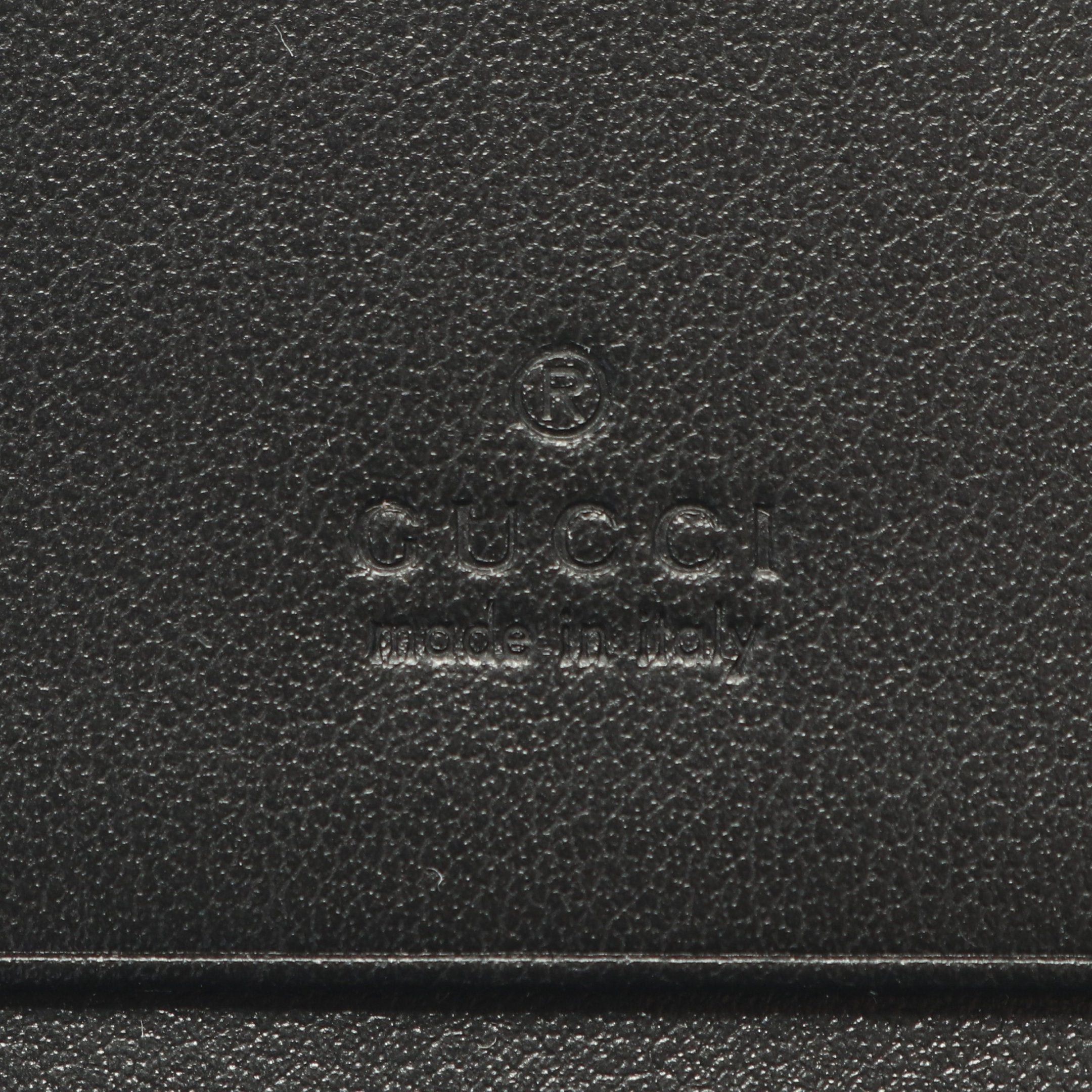 Gucci Gucci Gg Marmont Bi-Fold Wallet Compact Leather Black Size ONE SIZE - 4 Thumbnail