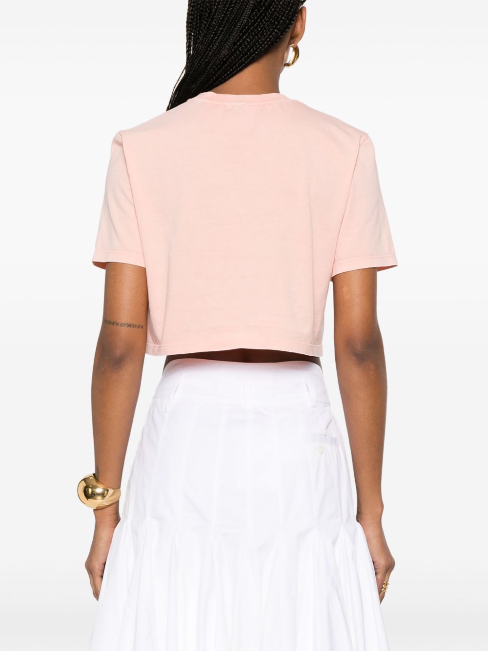Fendi LOGO COTTON T-SHIRT Size S / US 4 / IT 40 - 5 Thumbnail