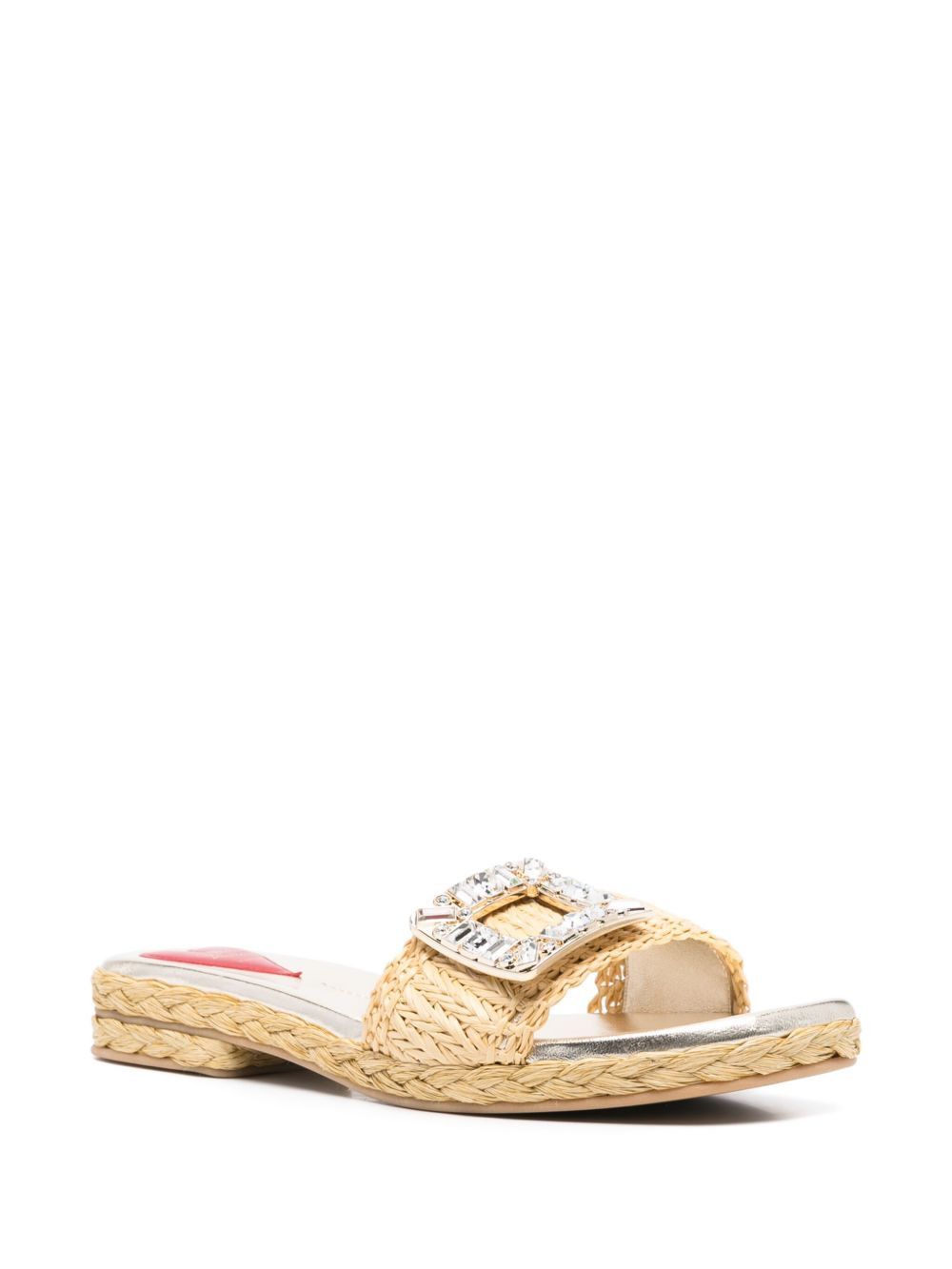 Roger Vivier STRAW SANDALS Size US 9 / IT 39 - 2 Thumbnail
