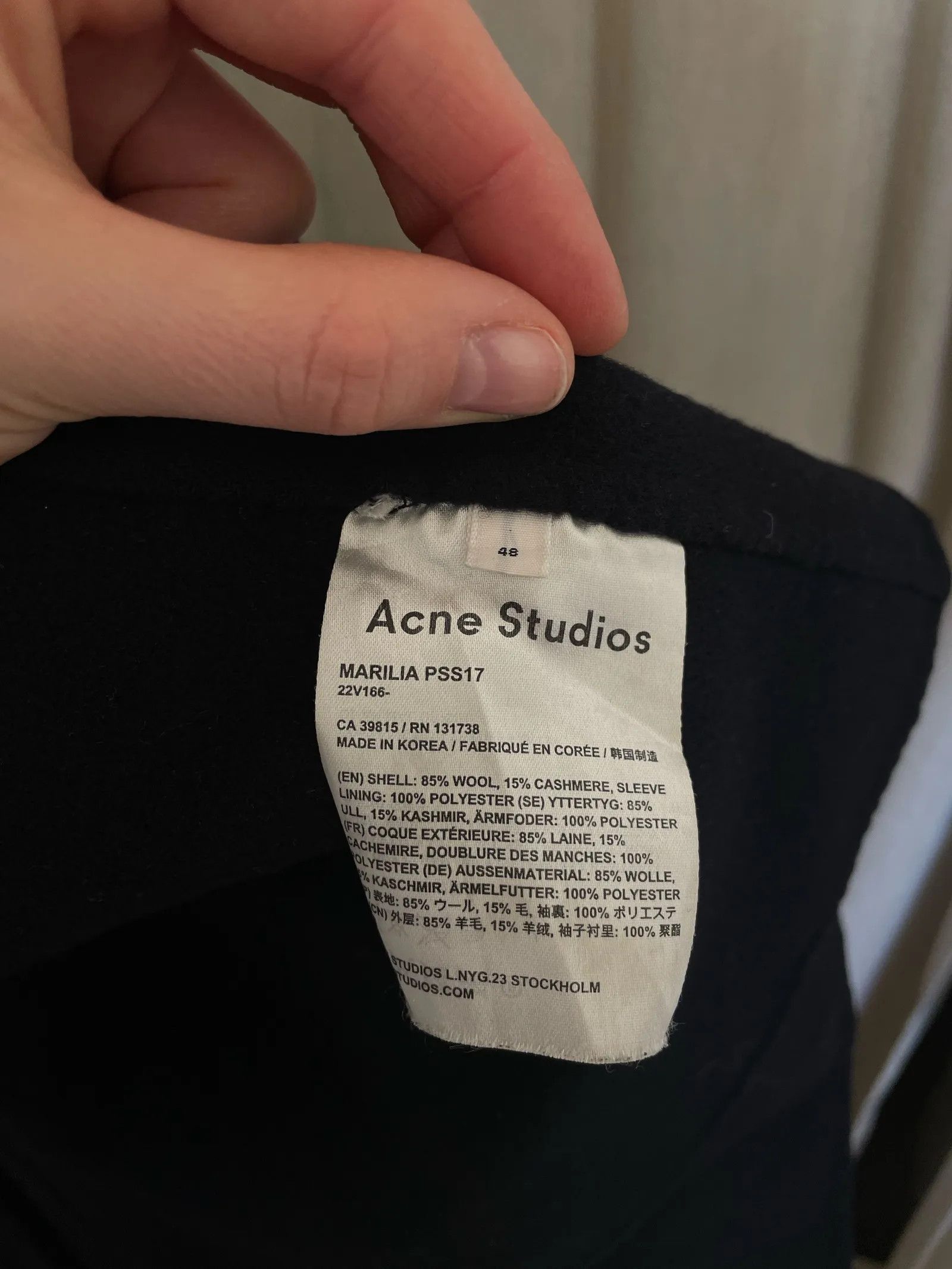 Acne Studios Acne Studios Coat Size M / US 6-8 / IT 42-44 - 3 Thumbnail