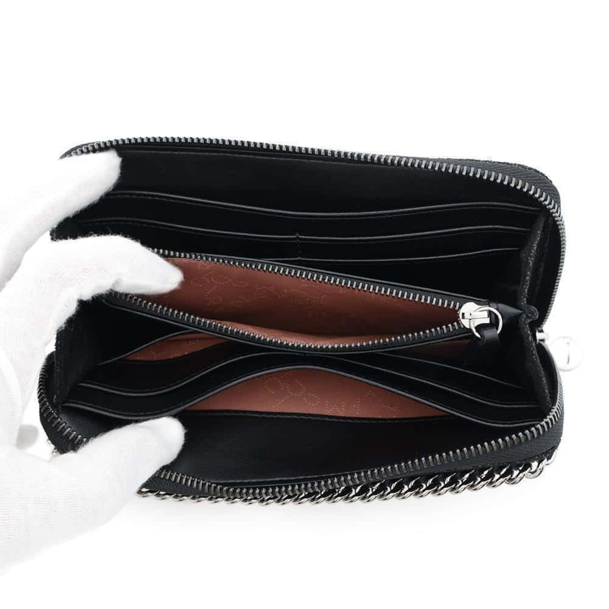 Stella McCartney Stella McCartney Long Wallet Falabella Zip Continental 434750 Black Size ONE SIZE - 4 Thumbnail