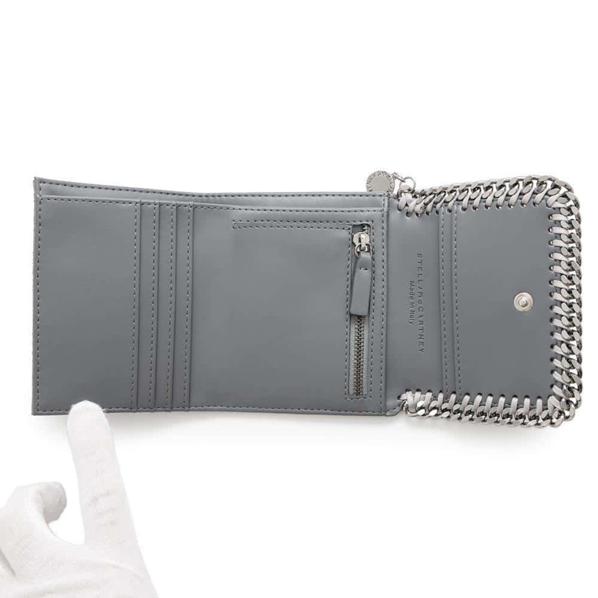 Stella McCartney Stella McCartney Tri-fold Wallet Falabella Compact Size ONE SIZE - 4 Thumbnail