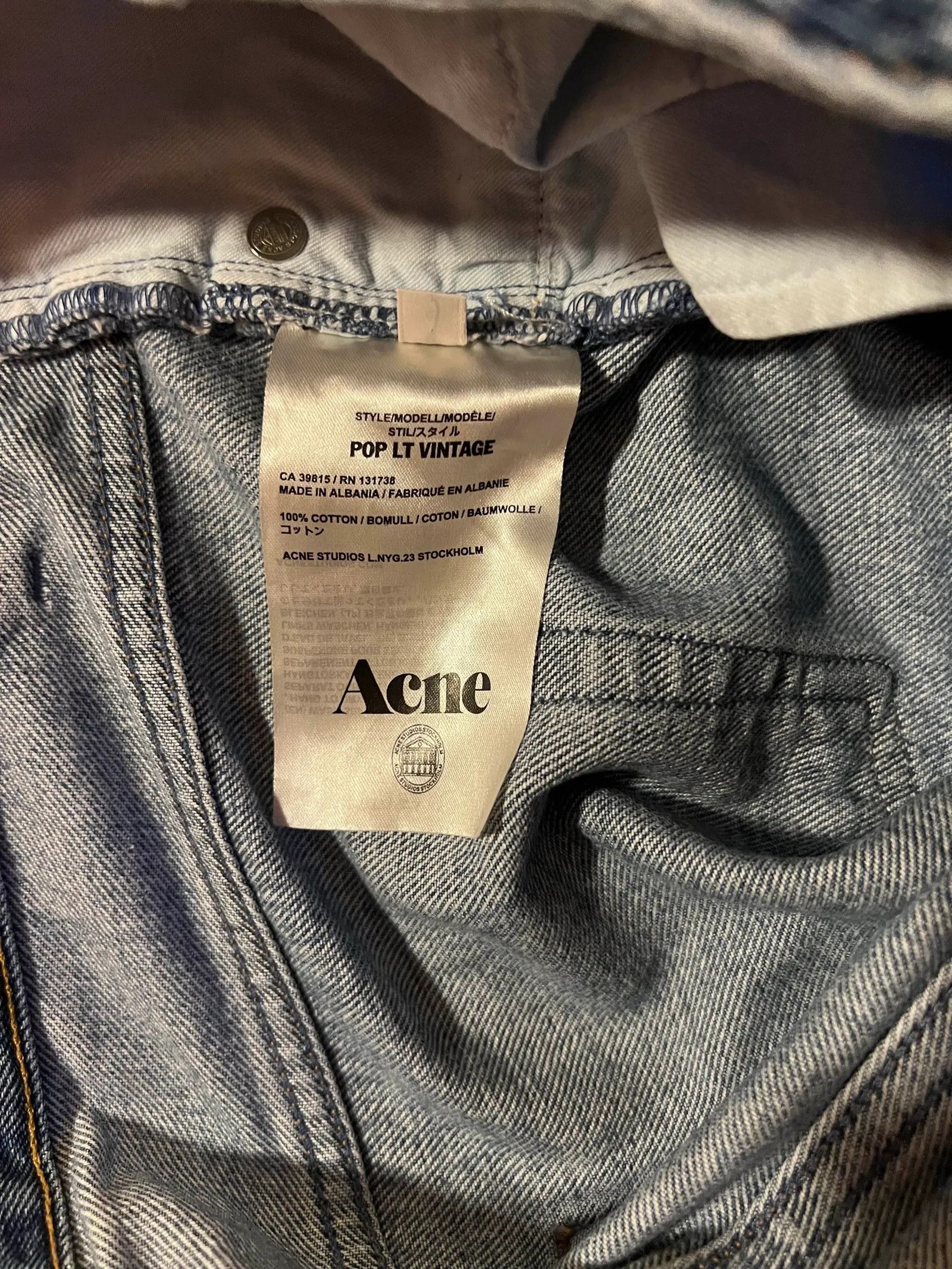 Acne Studios Acne Studios Pop lt vintage Jeans Size 27" / US 4 / IT 40 - 4 Thumbnail