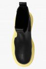 Bottega Veneta Black Tall Tire Chelsea Ankle Boots with green sole Size US 5 / IT 35 - 4 Thumbnail