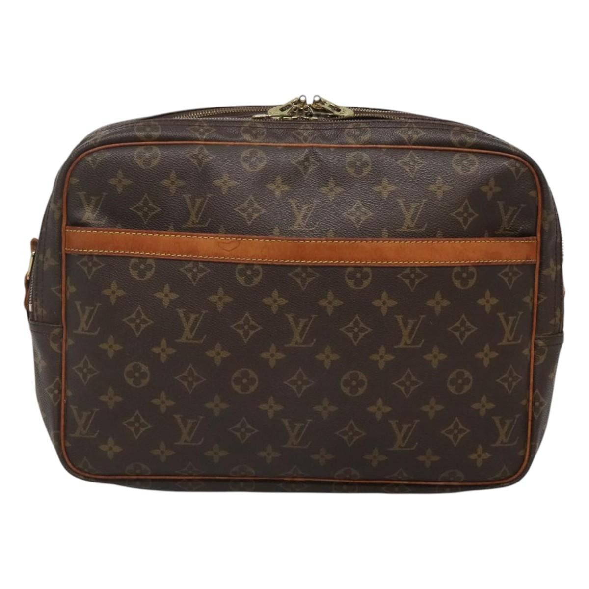 LOUIS VUITTON Monogram Reporter GM Shoulder Bag M45252 LV Auth MX117