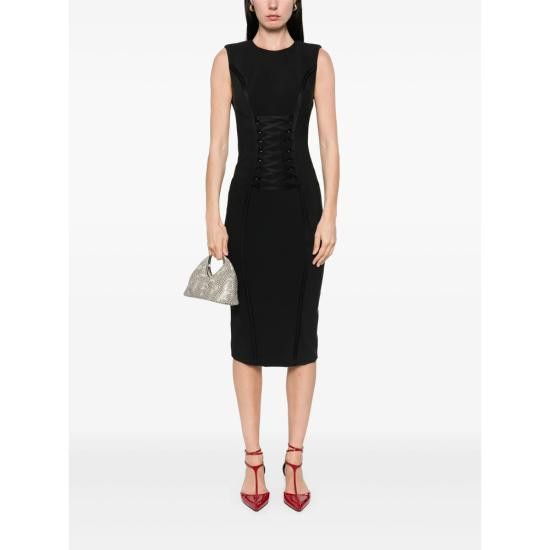 Elisabetta Franchi ELISABETTA FRANCHI Women Dresses AB76252E2 110 BLACK Size M / US 6-8 / IT 42-44 - 5 Thumbnail