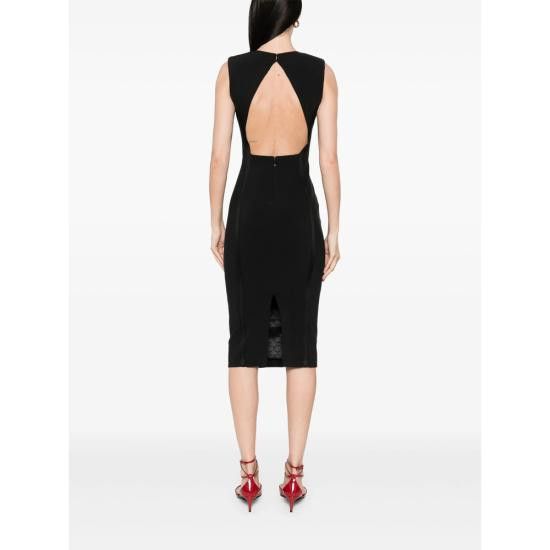 Elisabetta Franchi ELISABETTA FRANCHI Women Dresses AB76252E2 110 BLACK Size M / US 6-8 / IT 42-44 - 2 Thumbnail