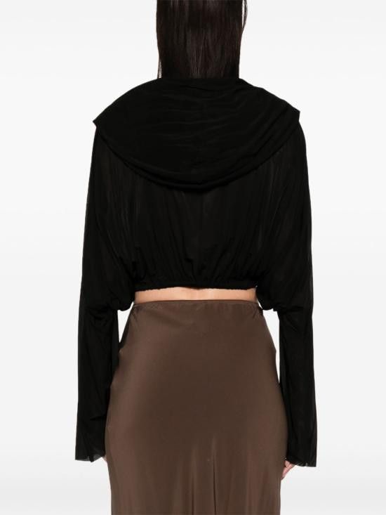 Rick Owens RICK OWENS Women Tops RO01E7278 BZ09 Black Size ONE SIZE - 4 Thumbnail