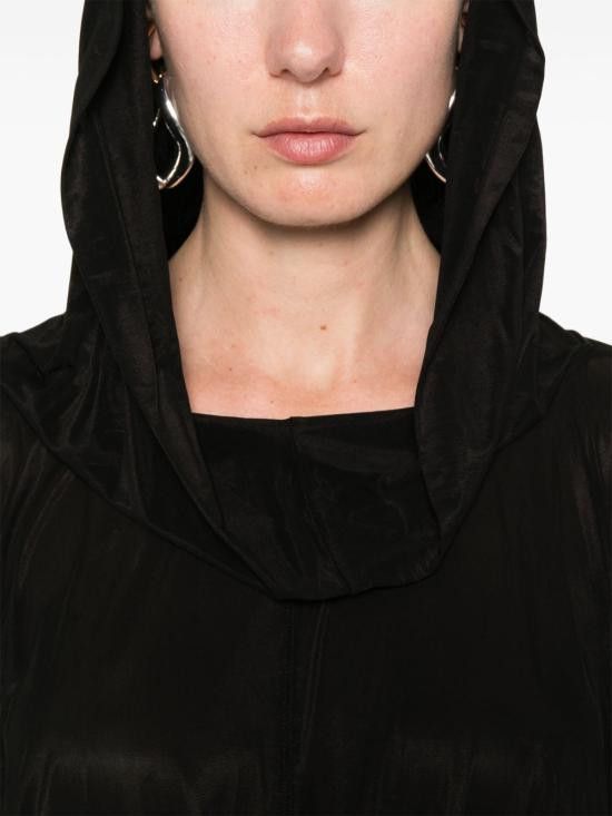 Rick Owens RICK OWENS Women Tops RO01E7278 BZ09 Black Size ONE SIZE - 3 Thumbnail