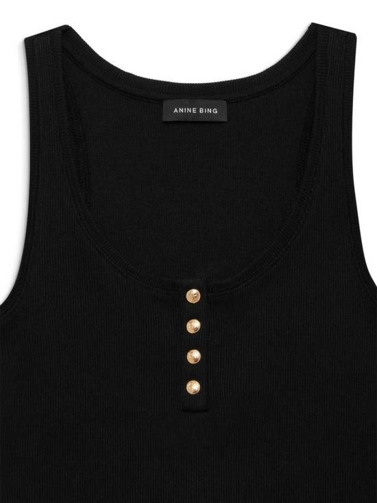 Anine Bing ANINE BING Women Tops A 08 10316 BLK26 Black Size XS / US 0-2 / IT 36-38 - 2 Thumbnail