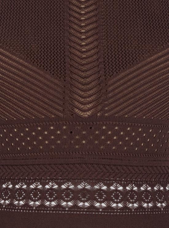 TWINSET TWINSET Women Tops 251TT331110780 Brown Size M / US 6-8 / IT 42-44 - 3 Thumbnail