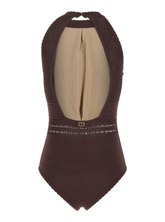 TWINSET TWINSET Women Tops 251TT331110780 Brown Size XS / US 0-2 / IT 36-38 - 2 Thumbnail